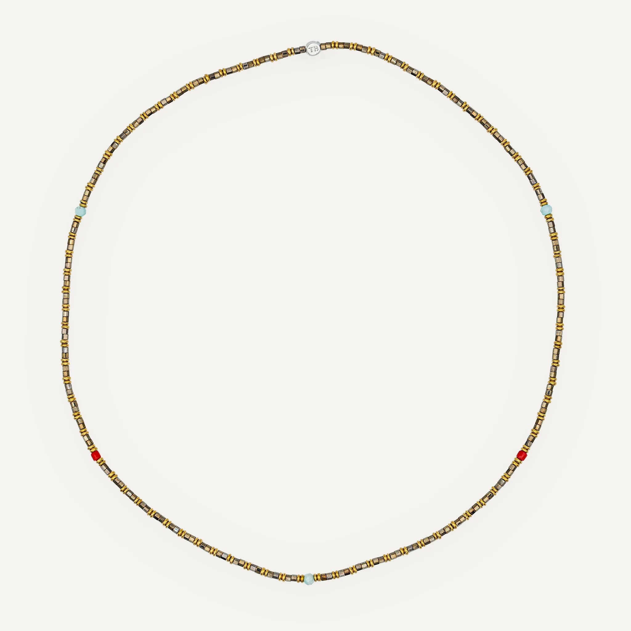 collier / bracelet GISELE - Amazonite - Têtes Blondes