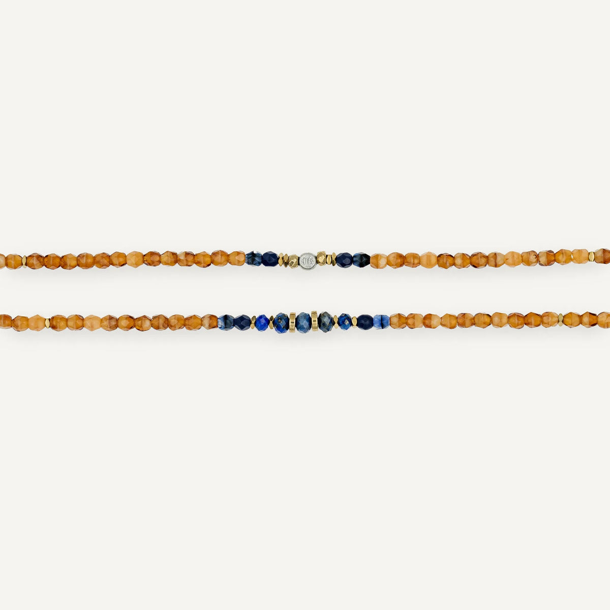 collier / bracelet GLINDA - Caramel - Têtes Blondes