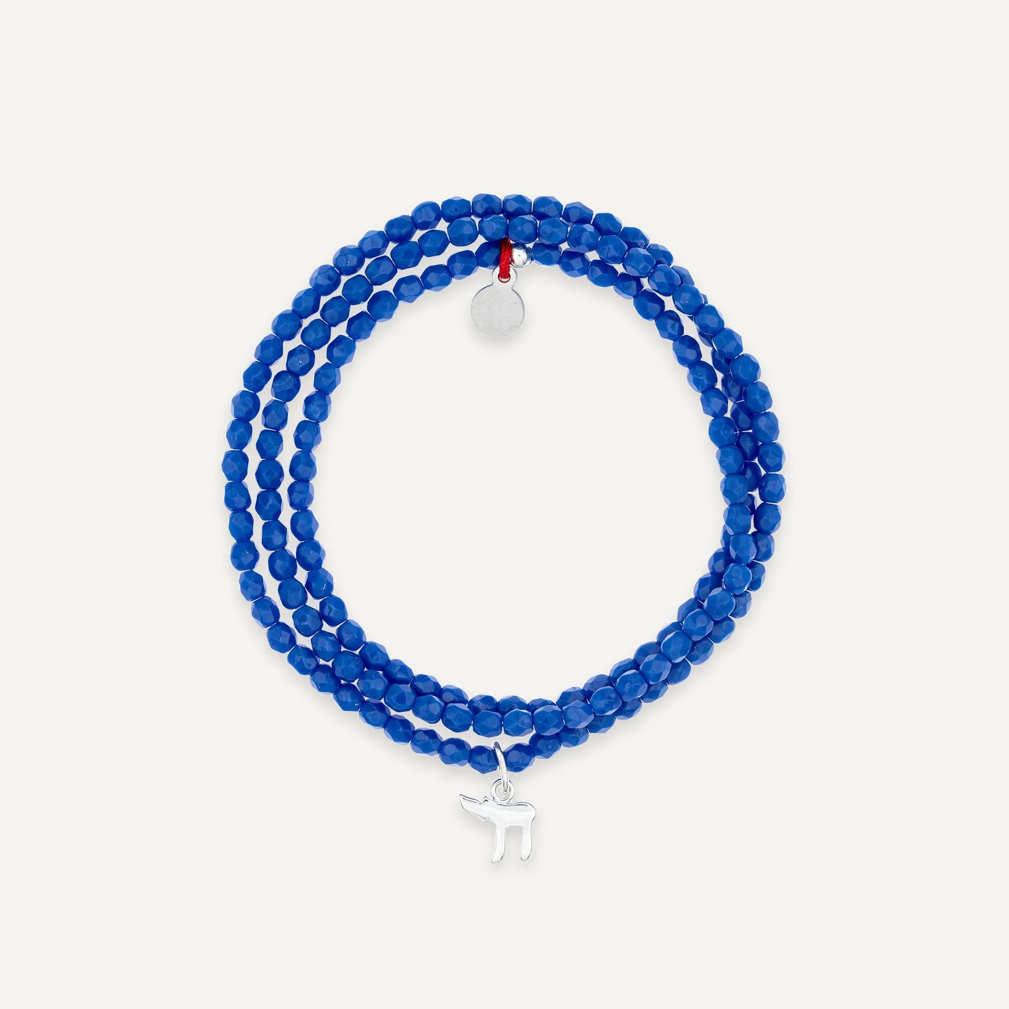 collier / bracelet HAÏ - Bleu Majorelle - Têtes Blondes