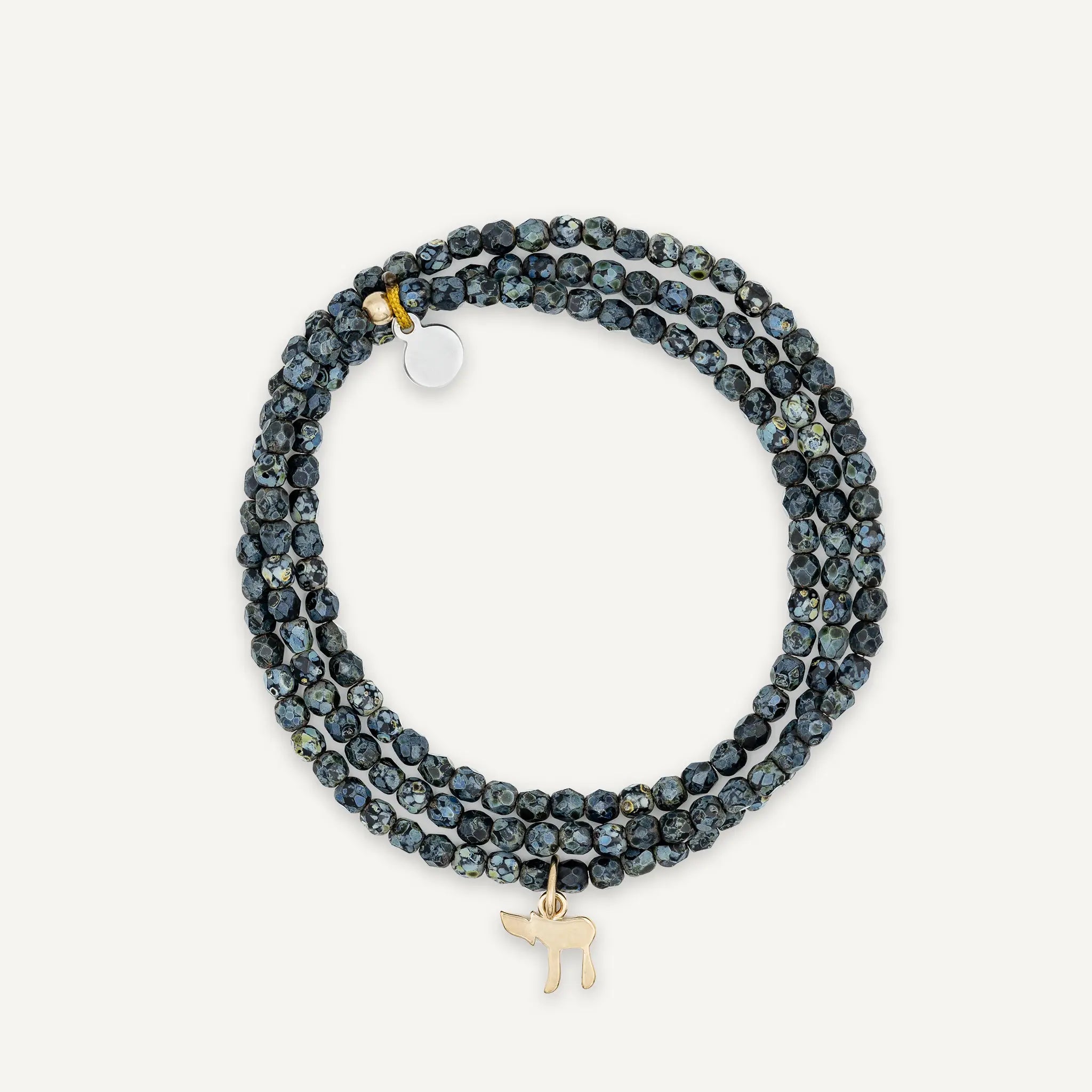 collier / bracelet HAÏ GOLD - Noir Rock - Têtes Blondes