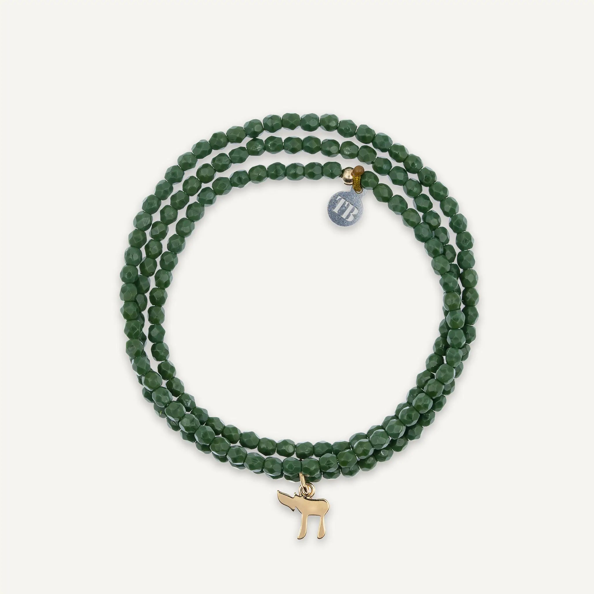 collier / bracelet HAÏ - Green Forest - Têtes Blondes
