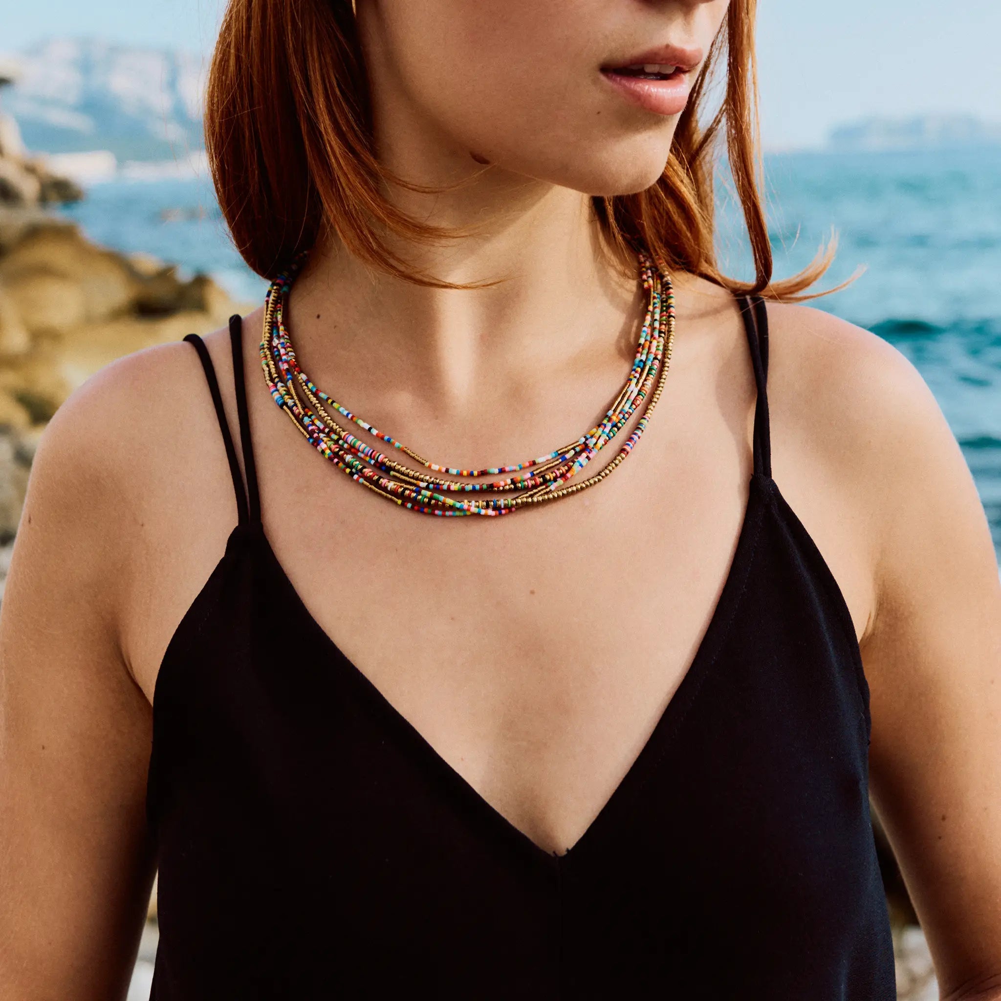 collier / bracelet HAPPY SLIM 6 - Multico - Têtes Blondes