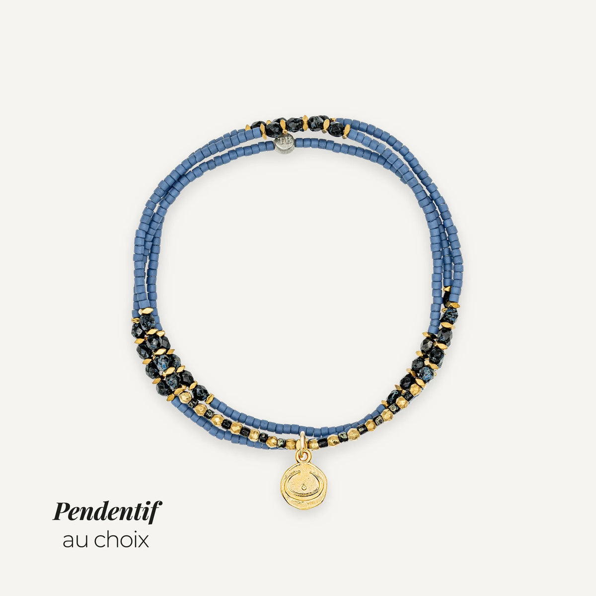 collier / bracelet INTUITION 3 - Bleu - Têtes Blondes