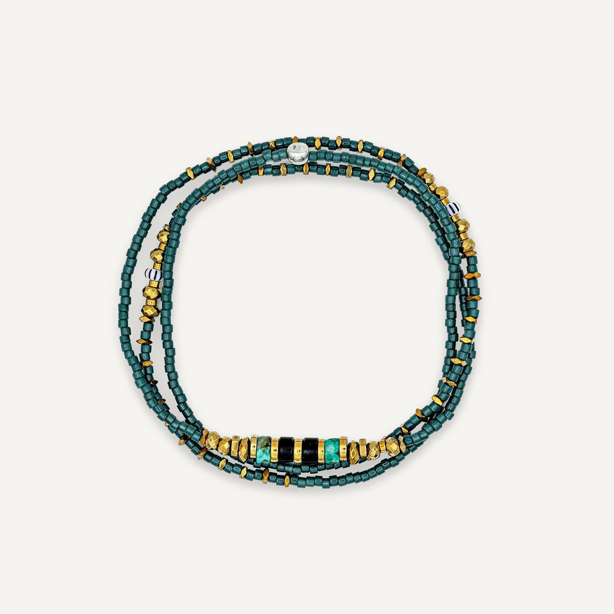 collier / bracelet JADE 3 - Evergreen - Têtes Blondes