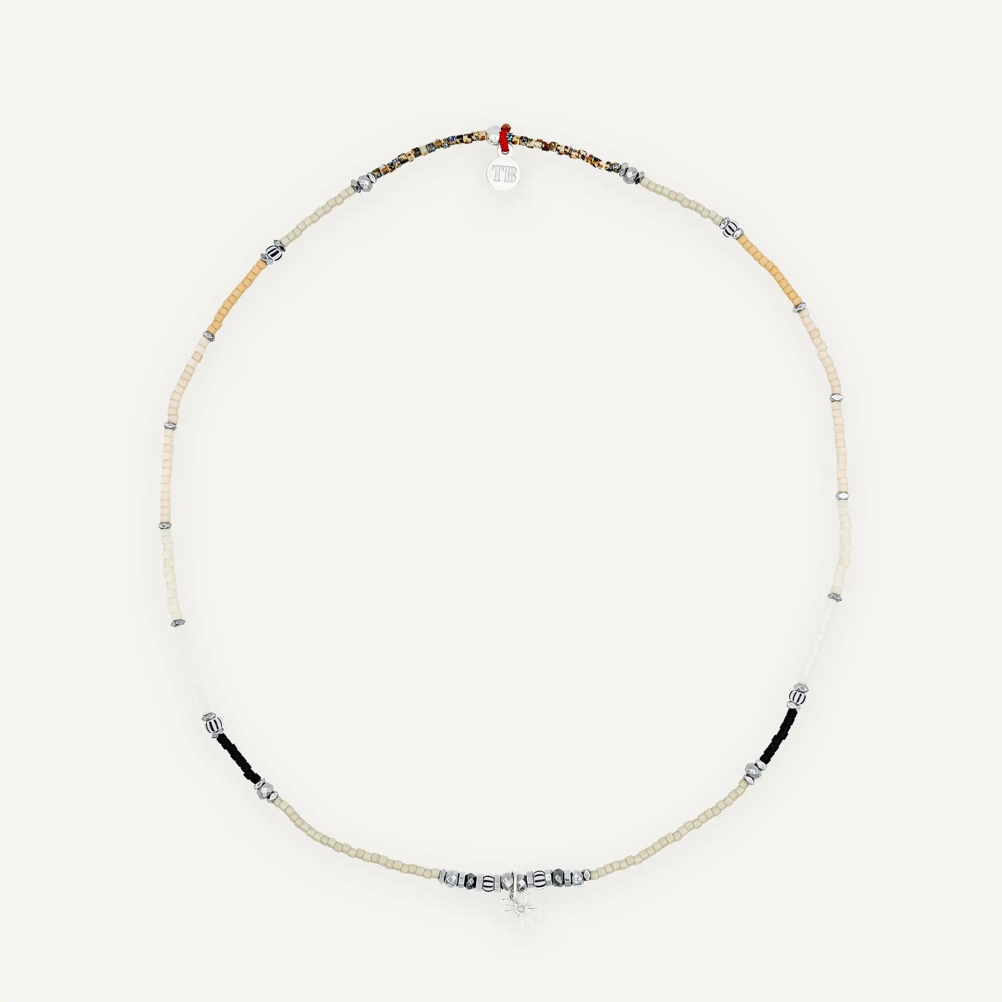 collier / bracelet JE T'AIME BEAUCOUP - Vanille - Têtes Blondes