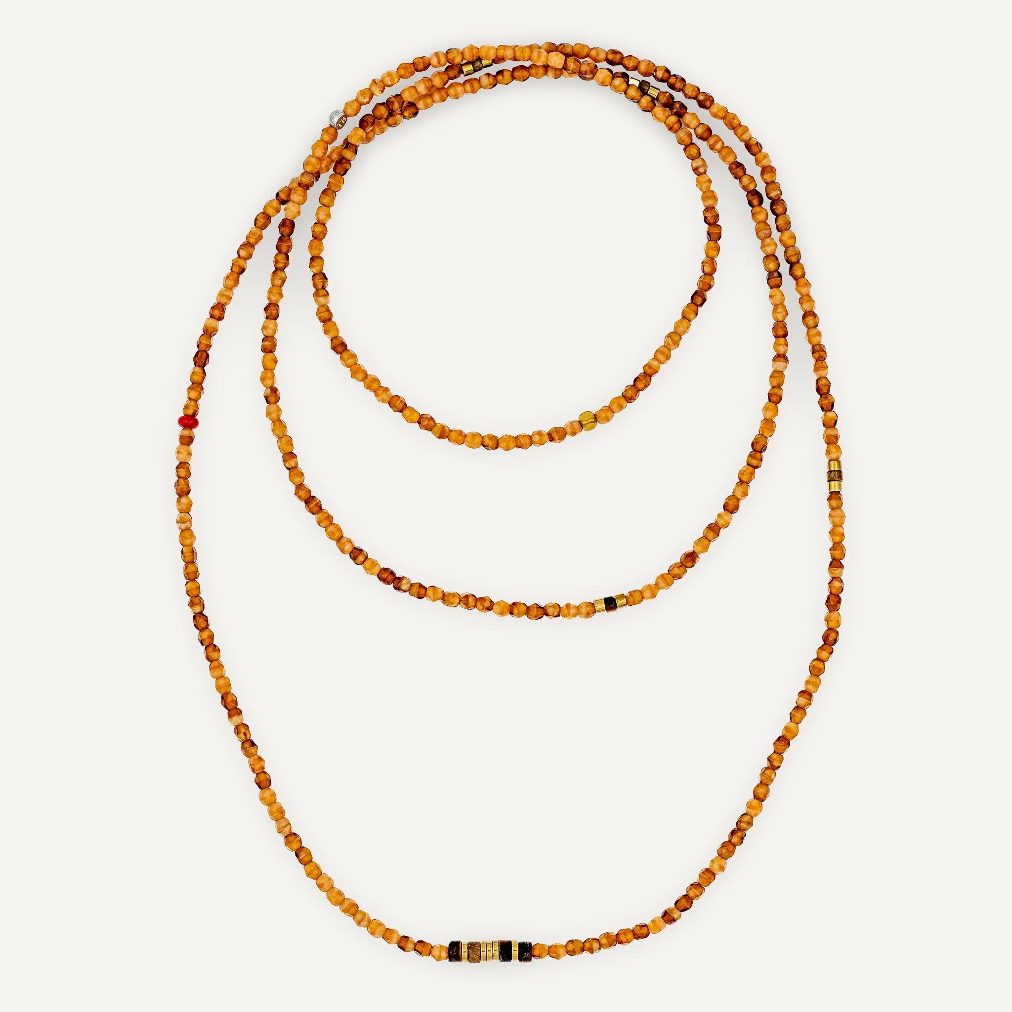 collier / bracelet JOANNA - Caramel - Têtes Blondes