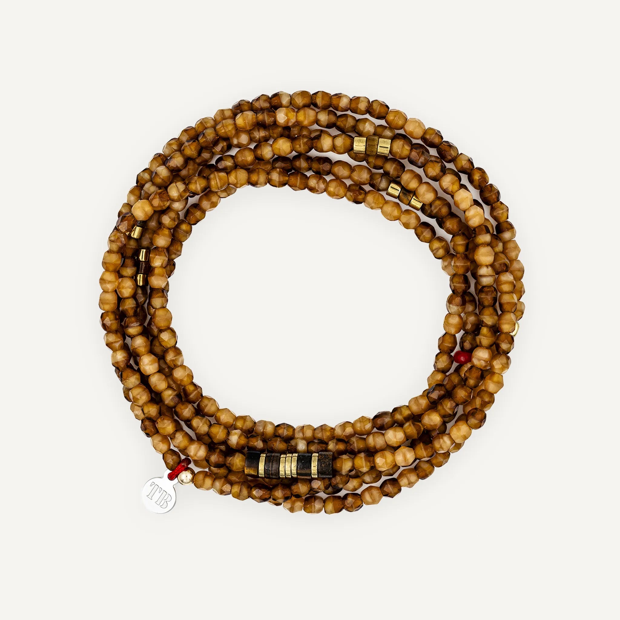 collier / bracelet JOANNA - Caramel - Têtes Blondes