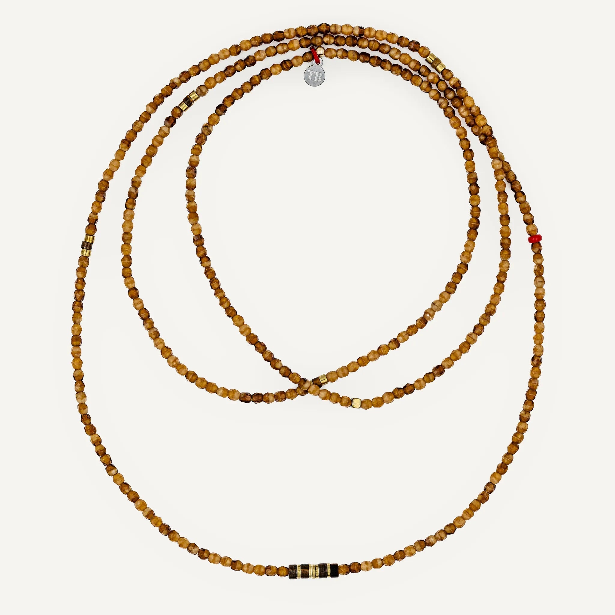 collier / bracelet JOANNA - Caramel - Têtes Blondes