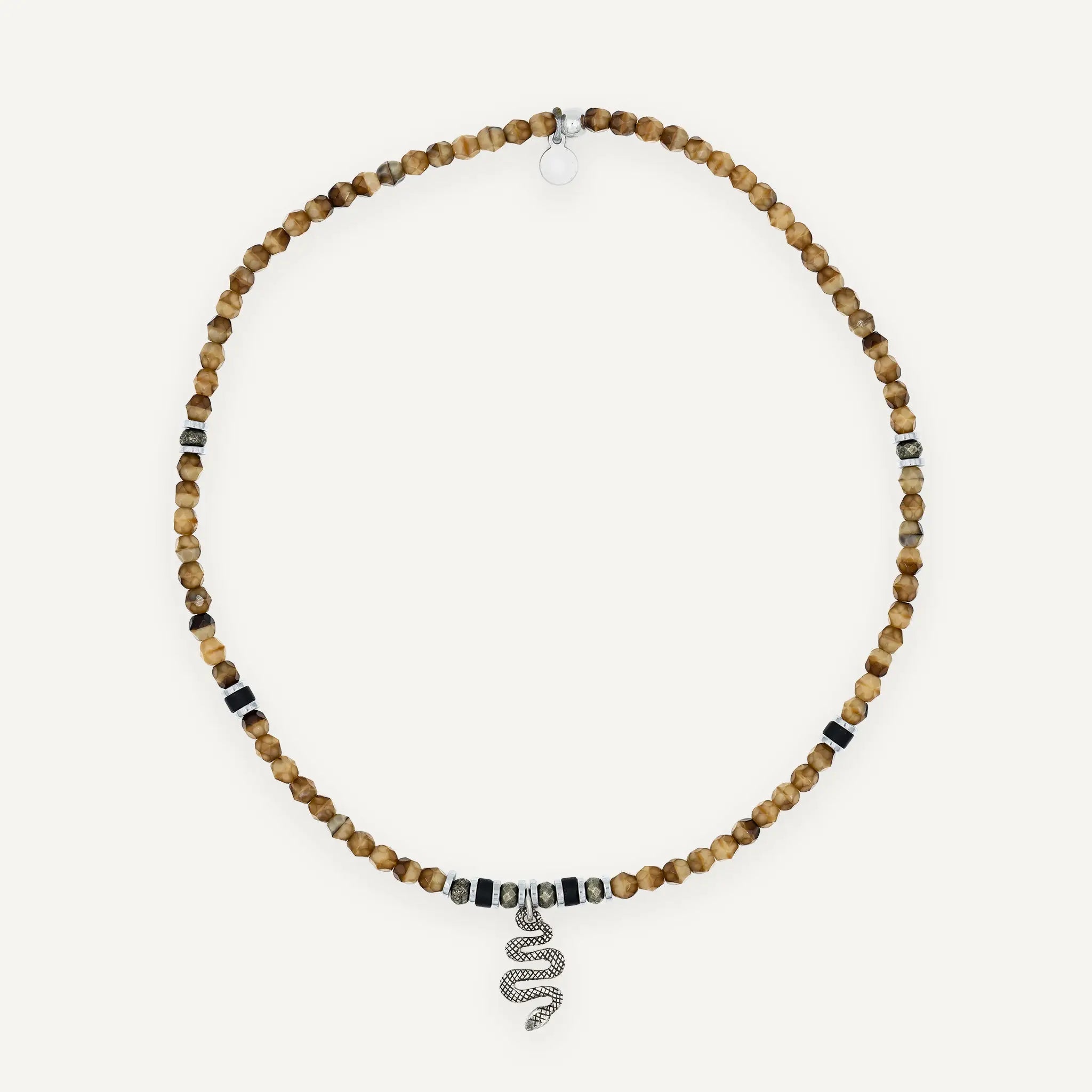 collier / bracelet KAA SILVER - Caramel - Têtes Blondes