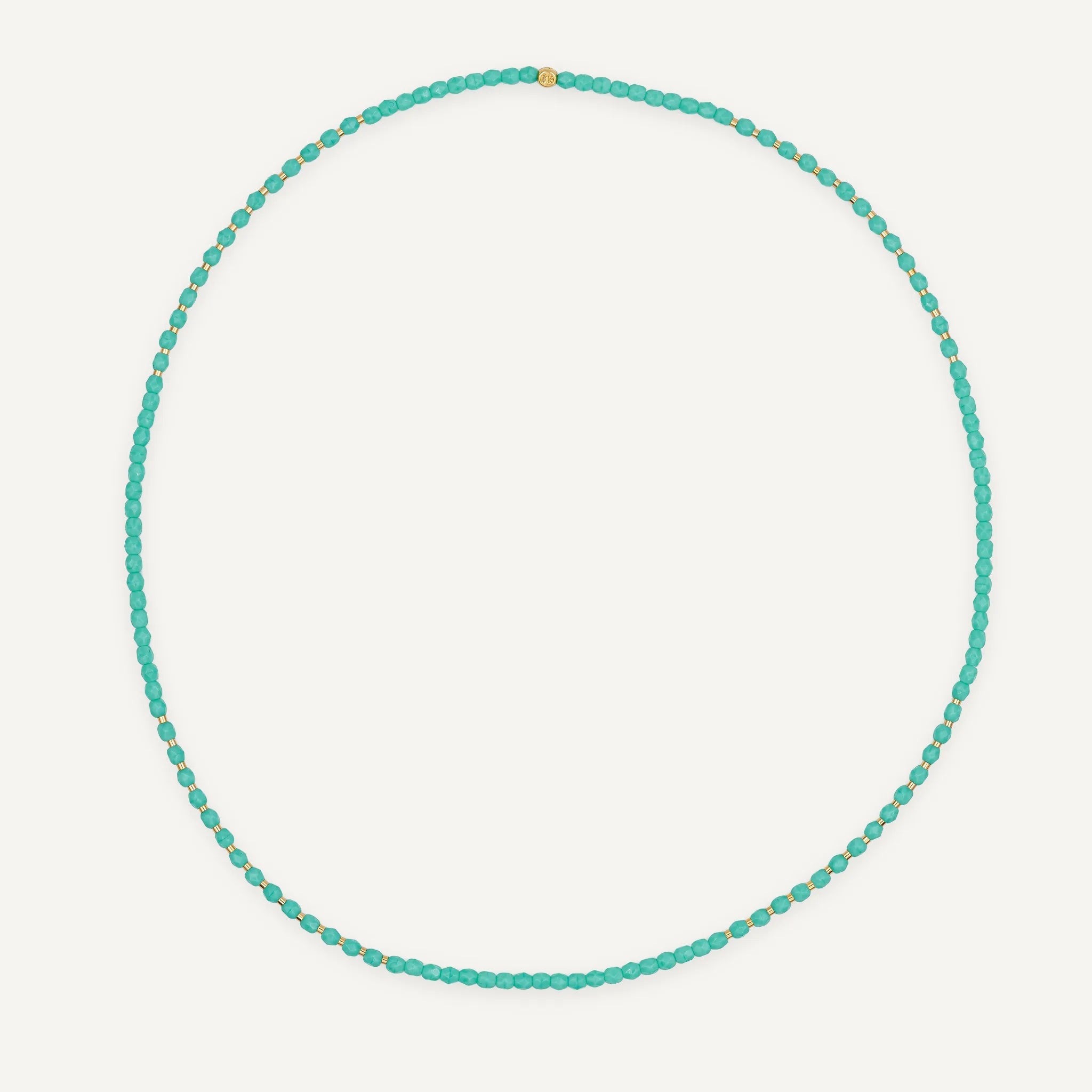 collier / bracelet LULLI - 3 tours Turquoise - Têtes Blondes