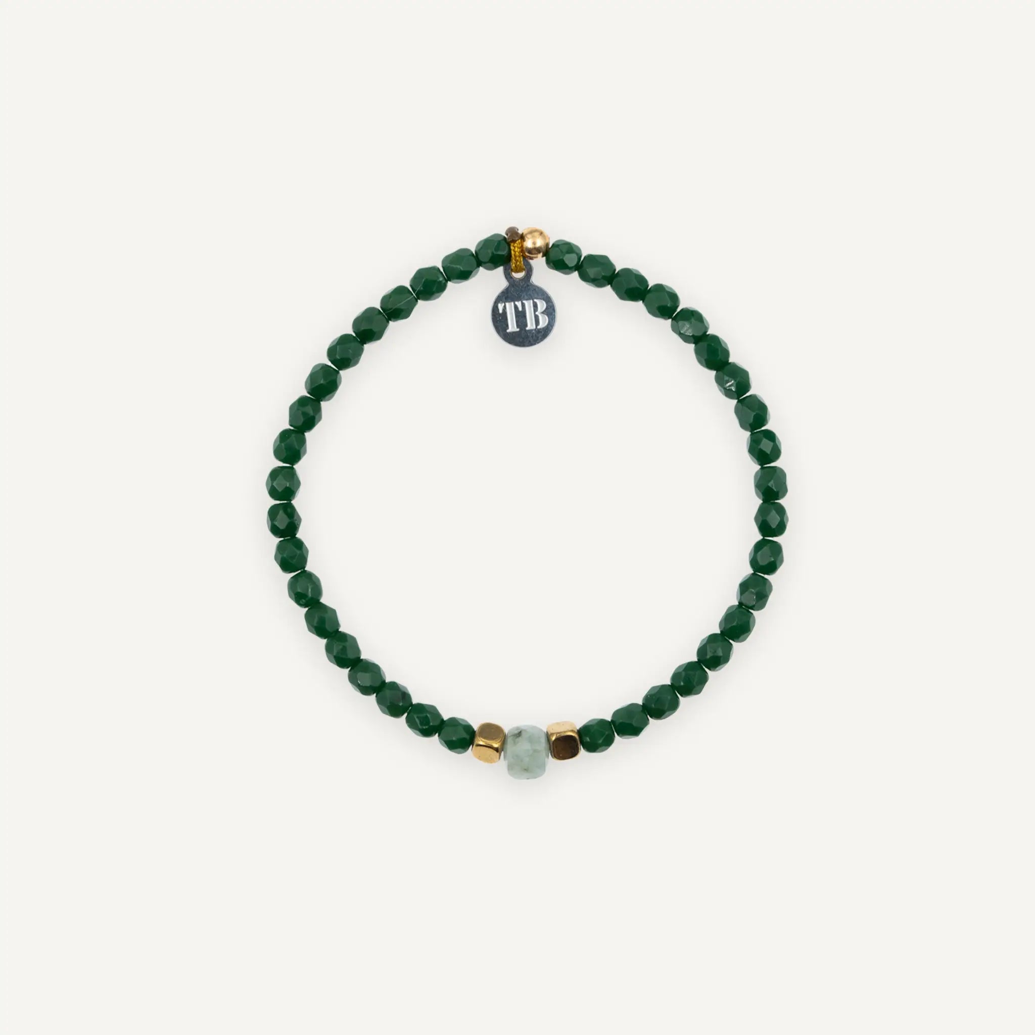 collier / bracelet MAI 1 - Émeraude - Têtes Blondes