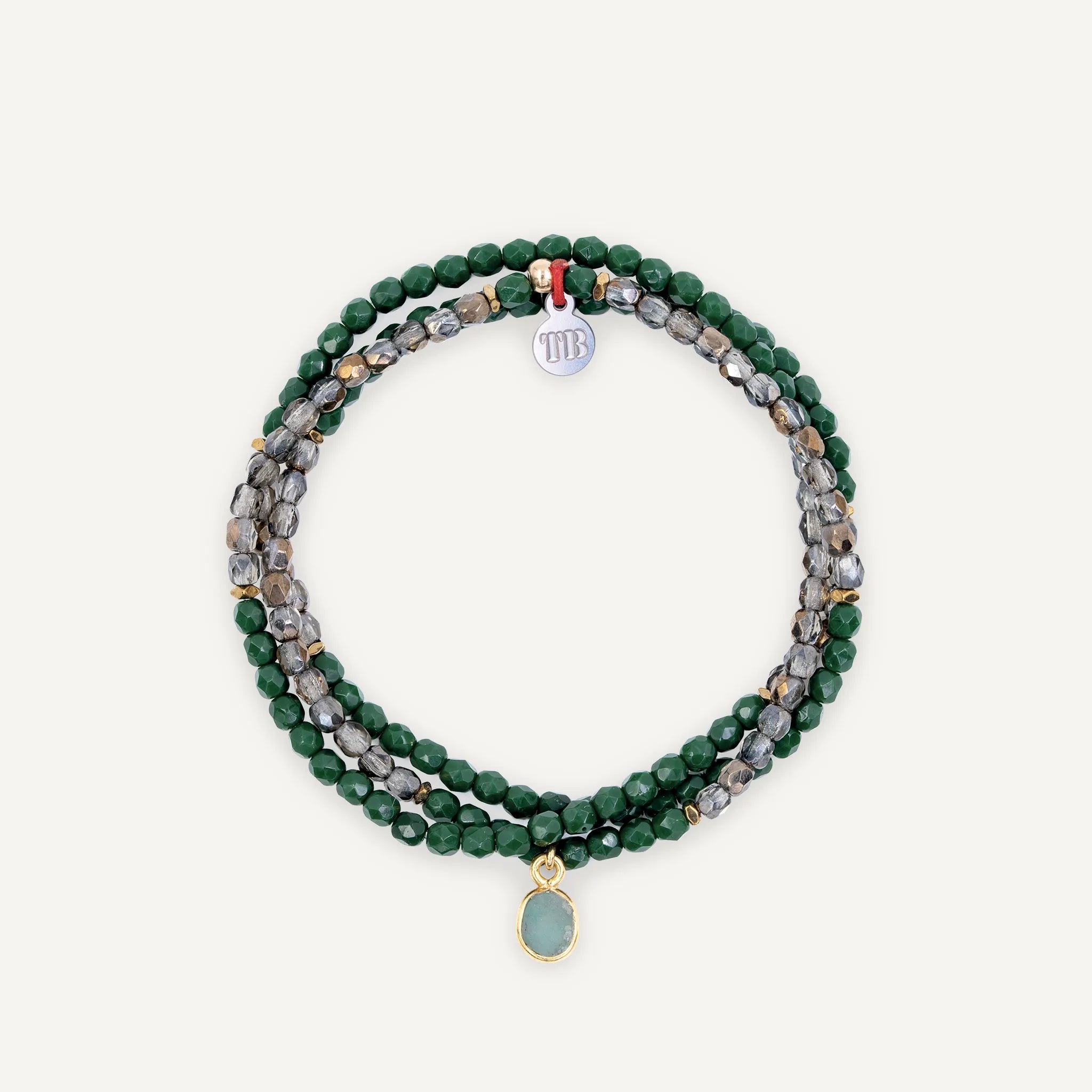 collier / bracelet MAI 3 - Émeraude - Têtes Blondes