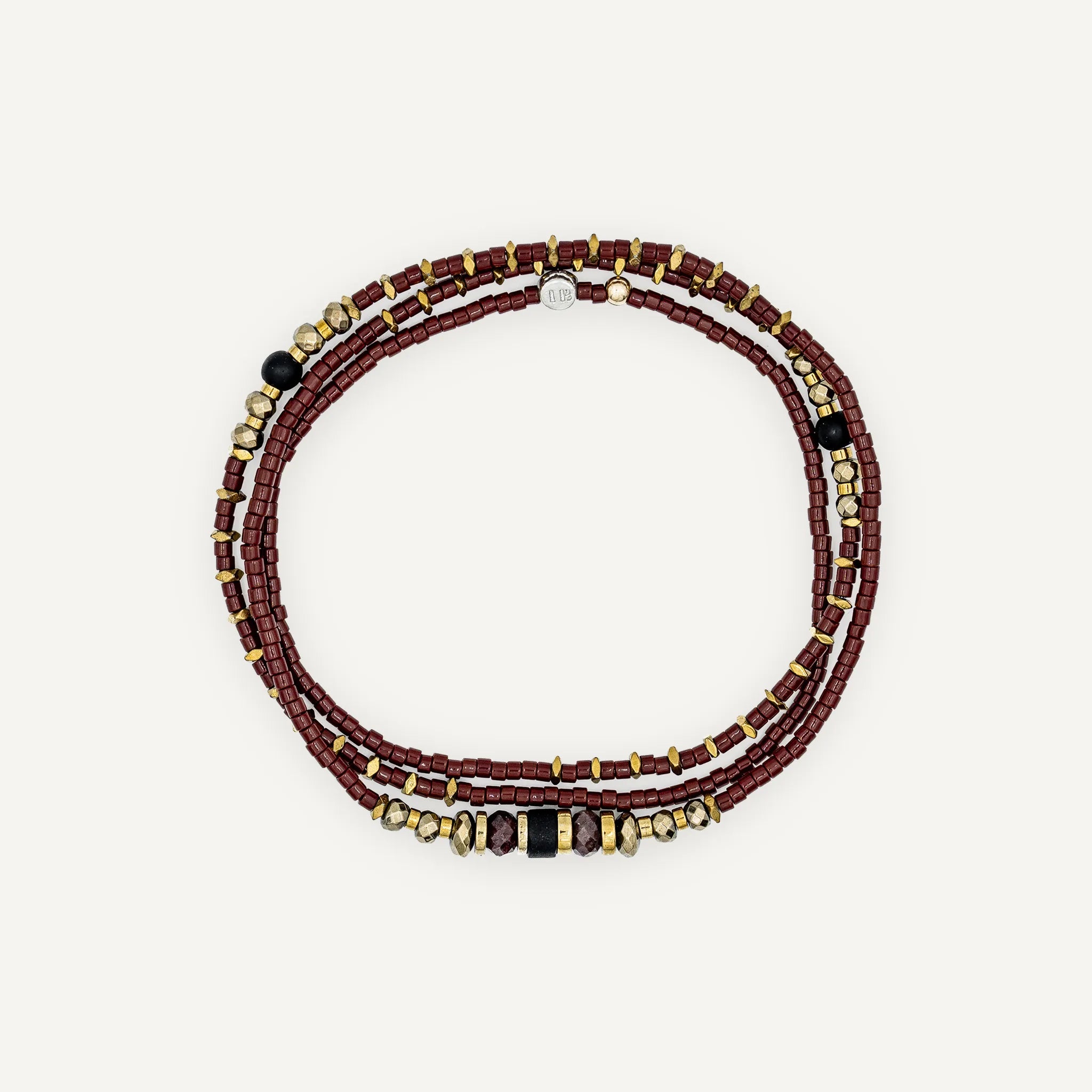 collier / bracelet MARS 3 - Bordeaux - Têtes Blondes