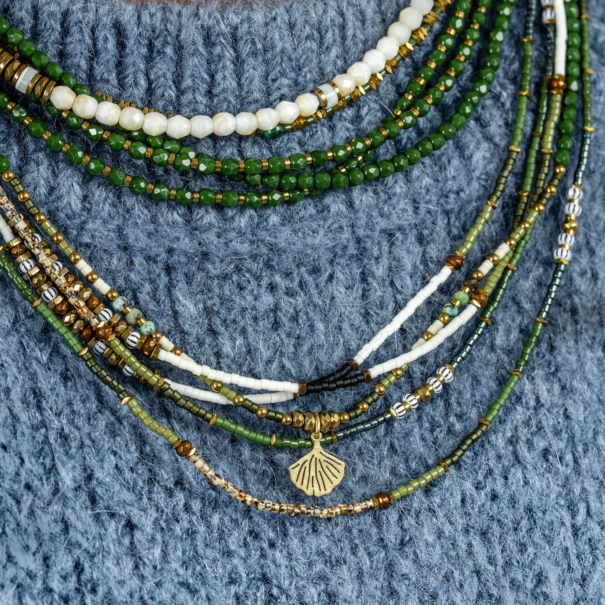 collier / bracelet MATÉ - Têtes Blondes