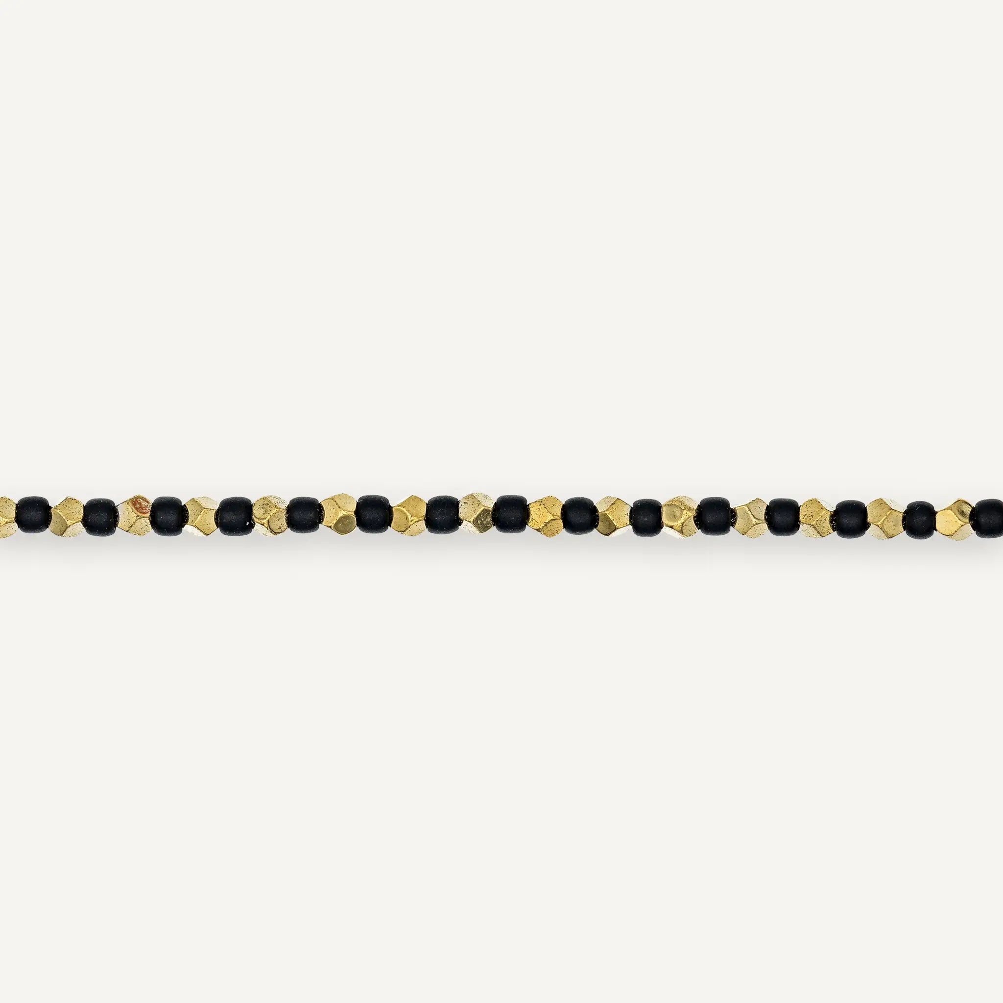 collier / bracelet MAX GOLD - Noir - Têtes Blondes