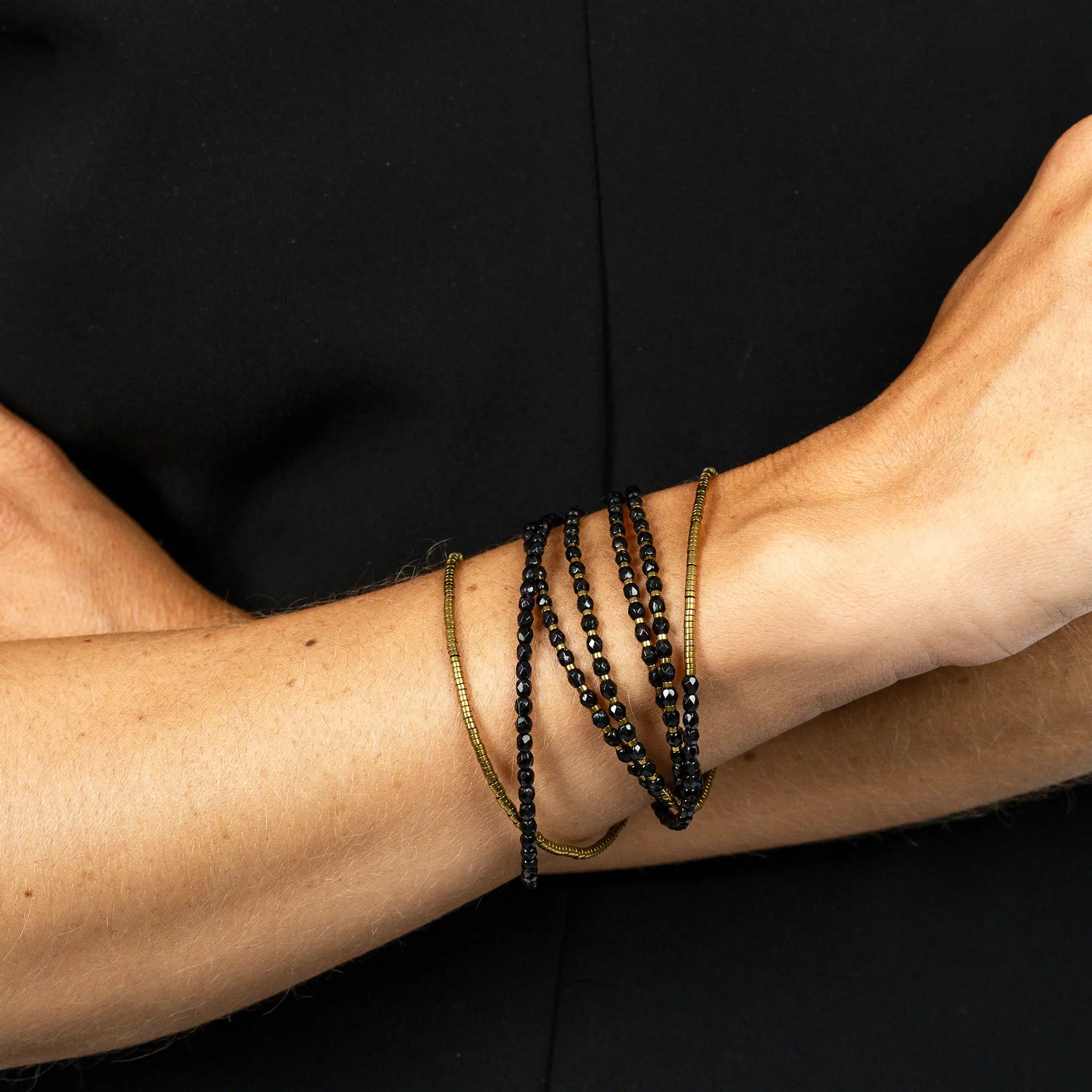collier / bracelet MIDNIGHT - Têtes Blondes