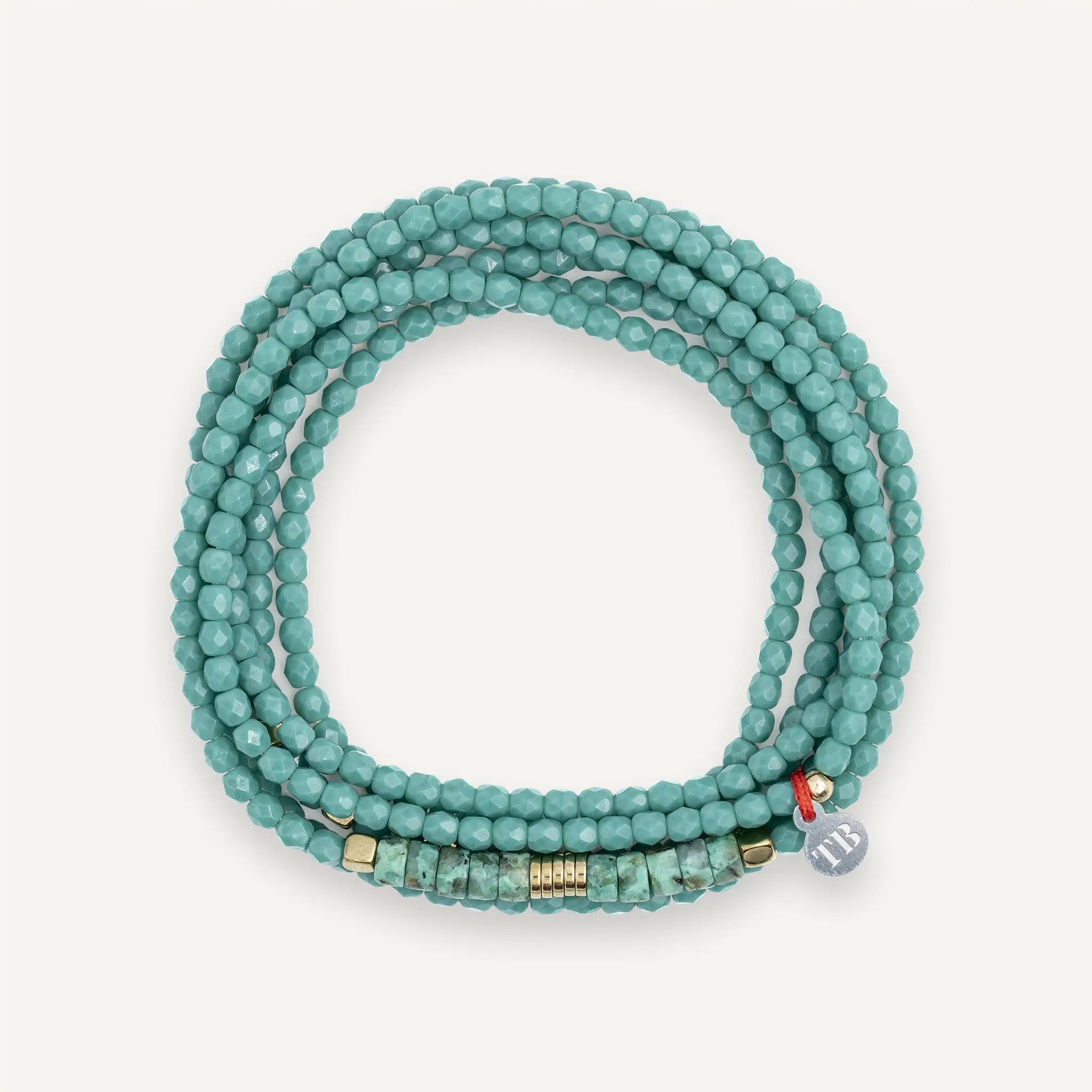 collier / bracelet NADÈGE Turquoise Persian - Têtes Blondes