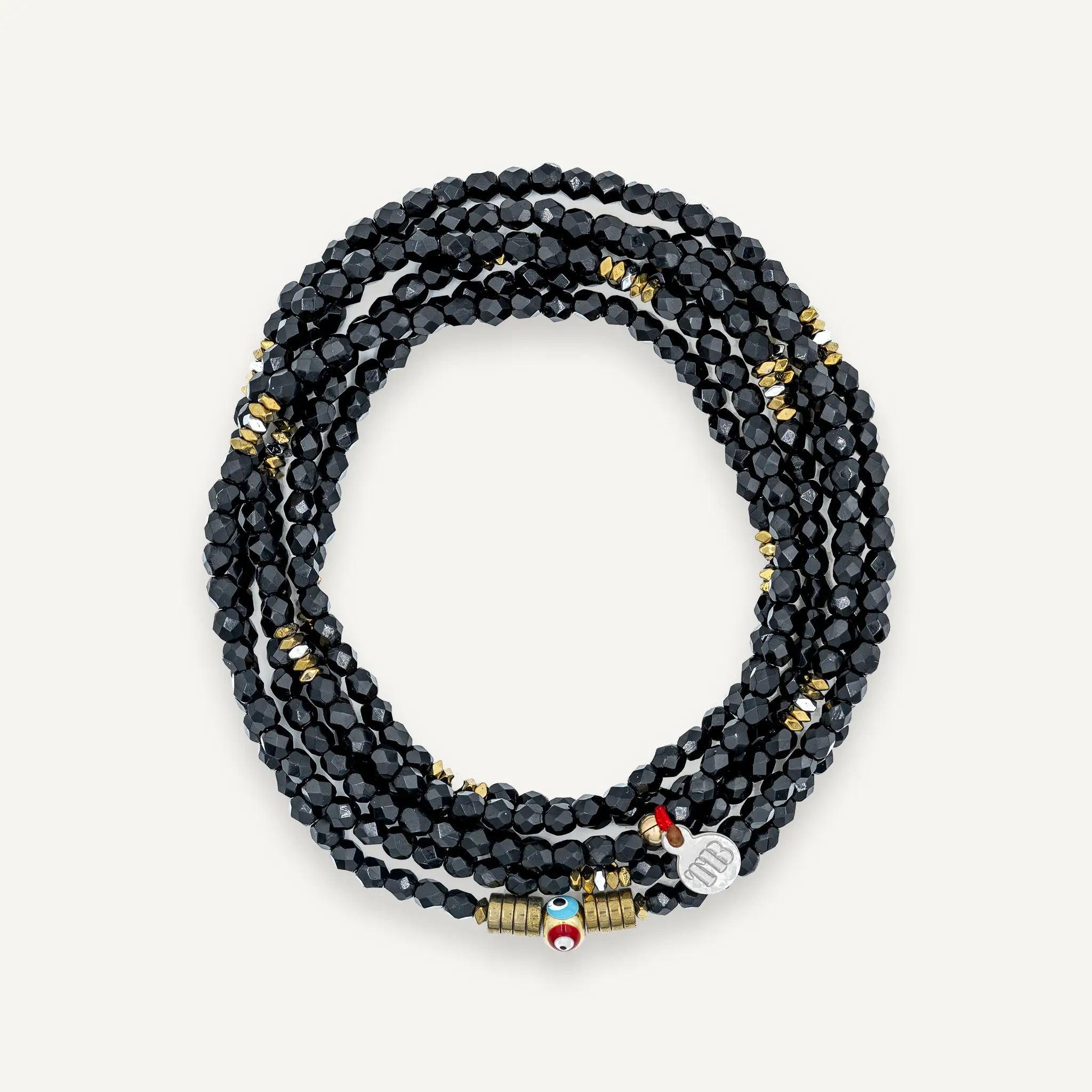 collier / bracelet NAZAR Noir - Têtes Blondes