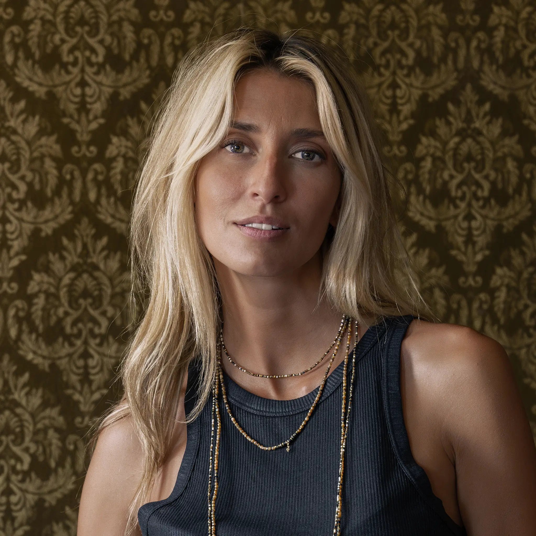 collier / bracelet NEW ALICIA - Python - Têtes Blondes