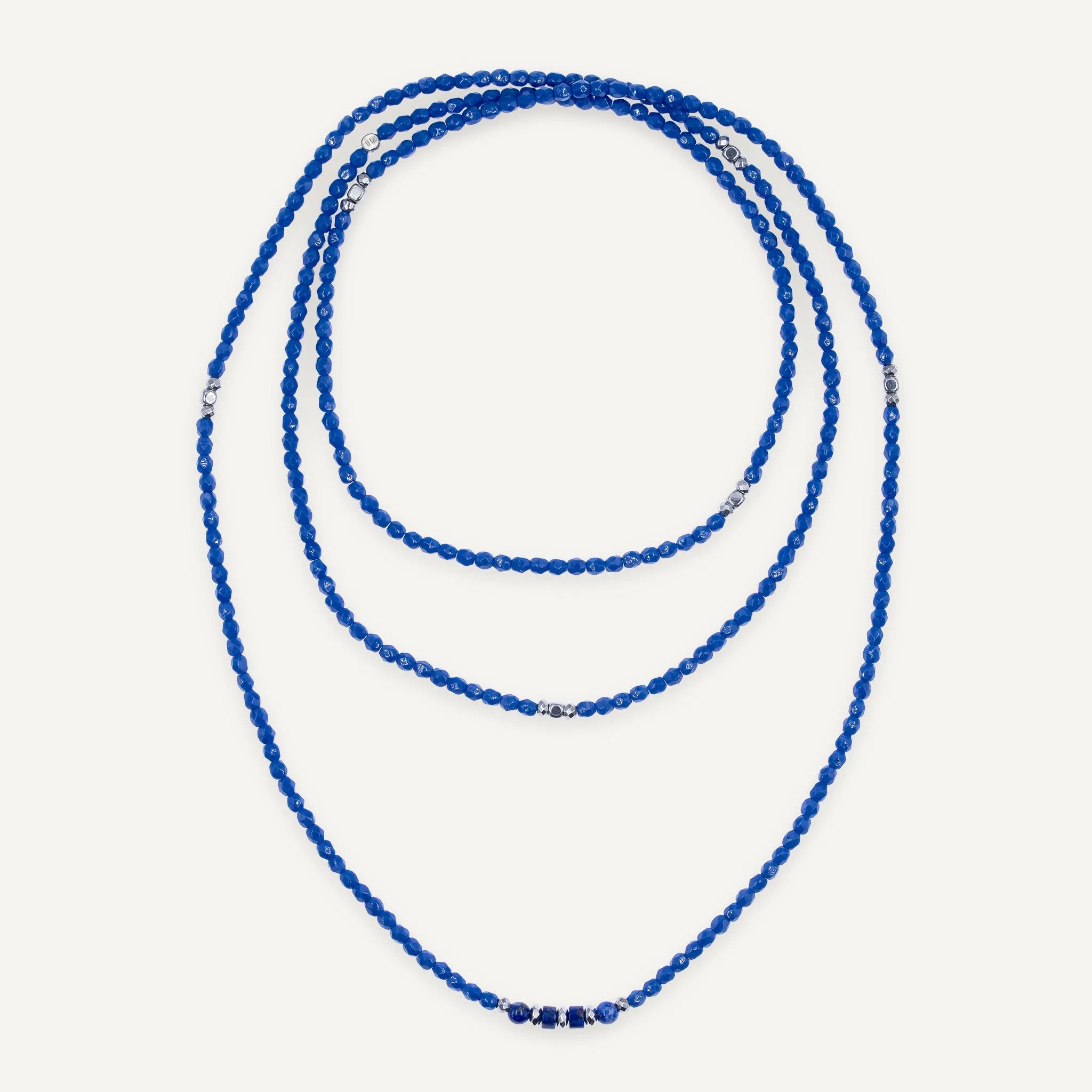 collier / bracelet NEW VERO - Bleu Majorelle - Têtes Blondes