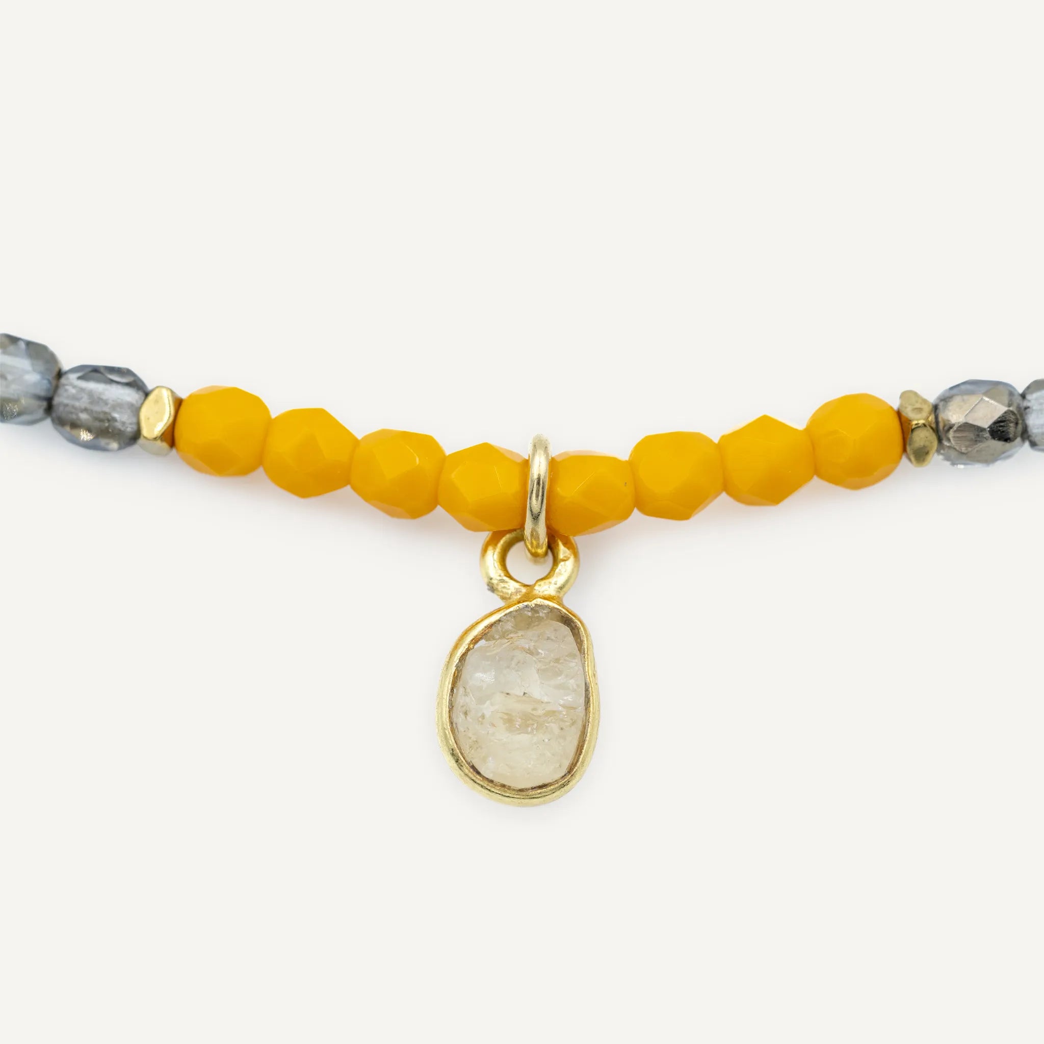 collier / bracelet NOVEMBRE 3 - Citrine - Têtes Blondes