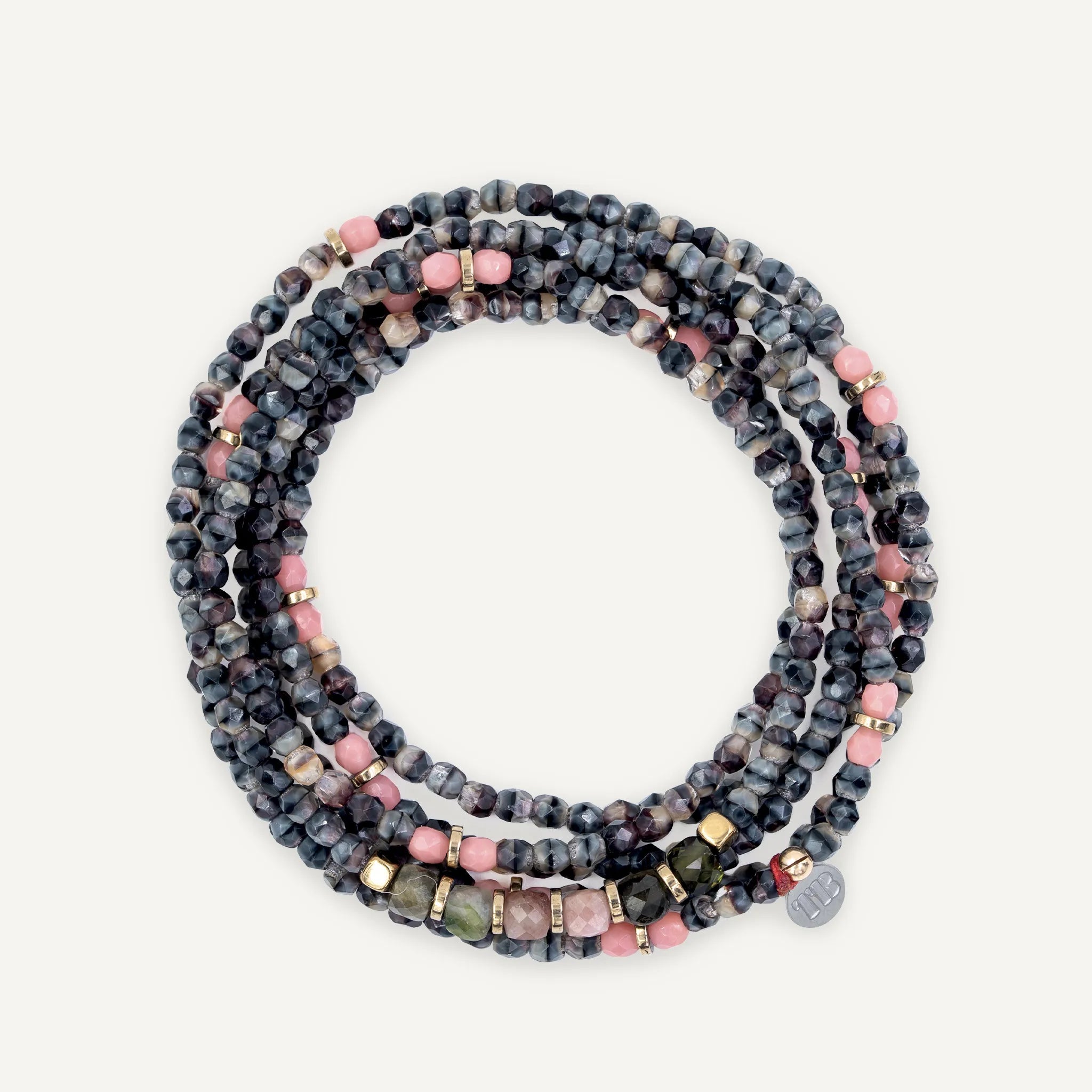 collier / bracelet OCTOBRE 6 - Tourmaline - Têtes Blondes