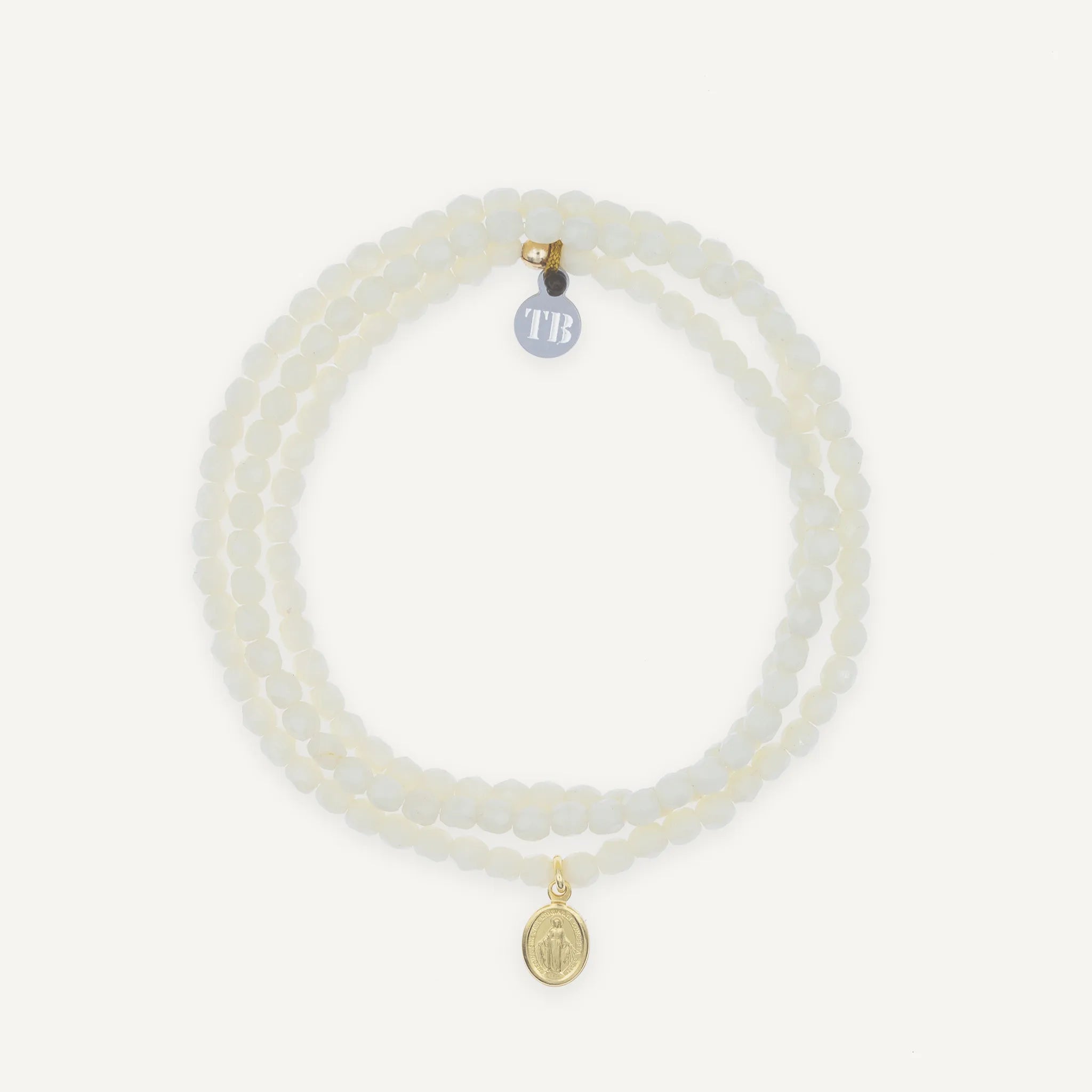 collier / bracelet PETITE MADONE Gold - Vanille - Têtes Blondes