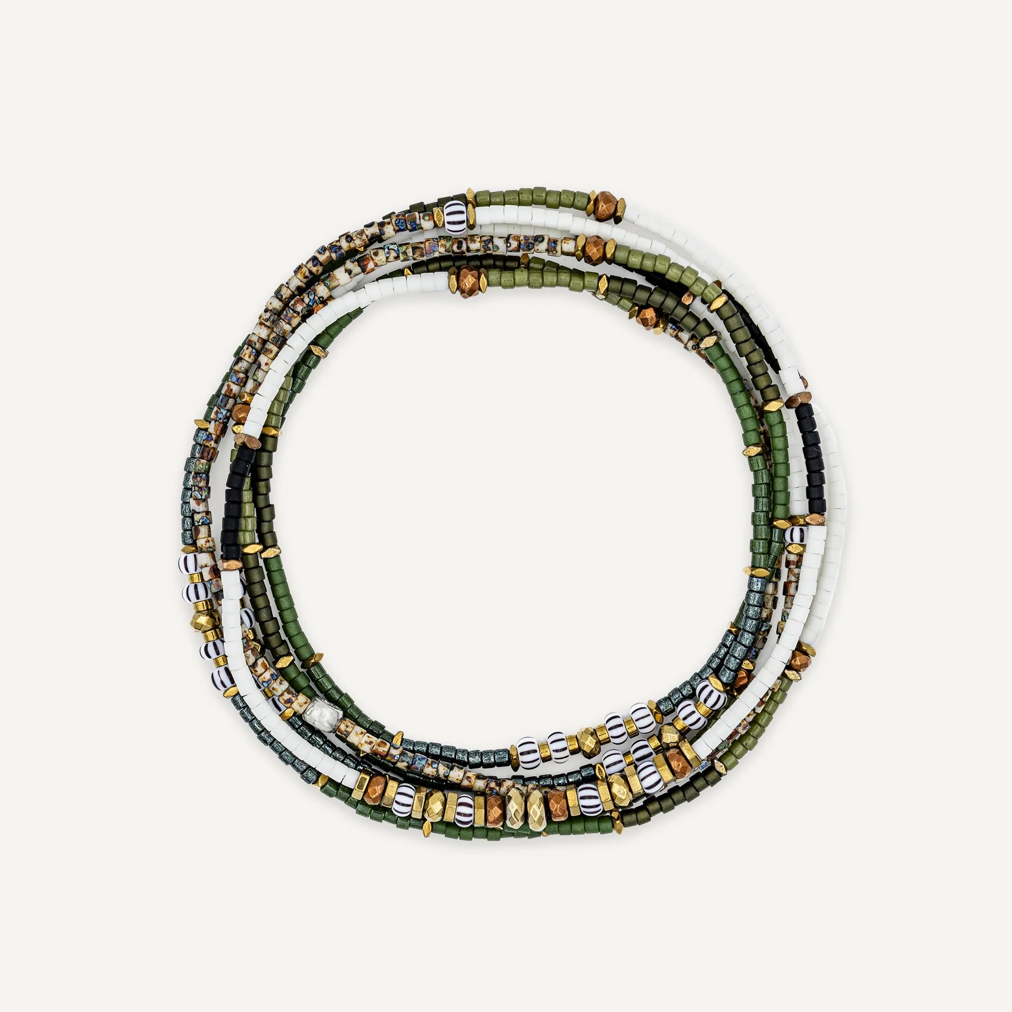 collier / bracelet PISTACHIO 6 - Têtes Blondes
