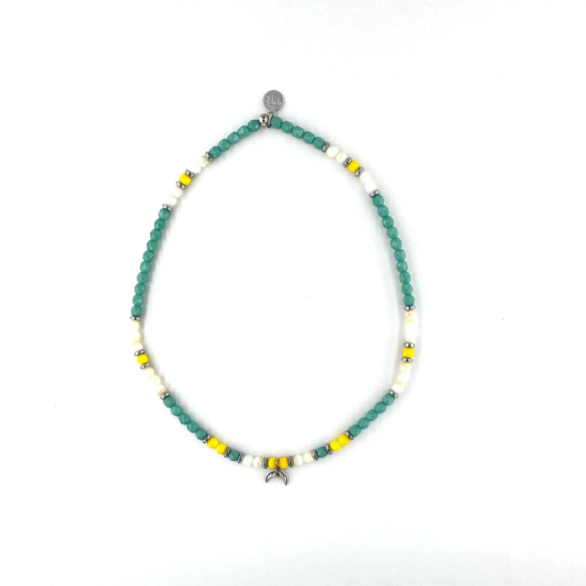 collier / bracelet PLAYA MOON - Turquoise - Têtes Blondes