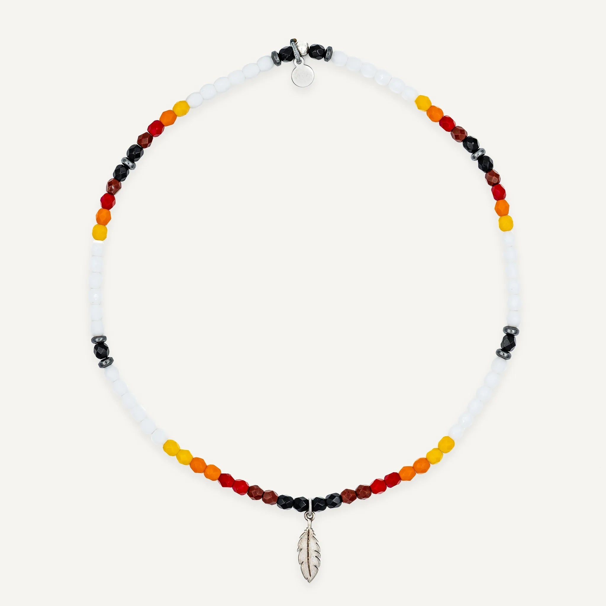 collier / bracelet PLUME CHEYENNE - Têtes Blondes