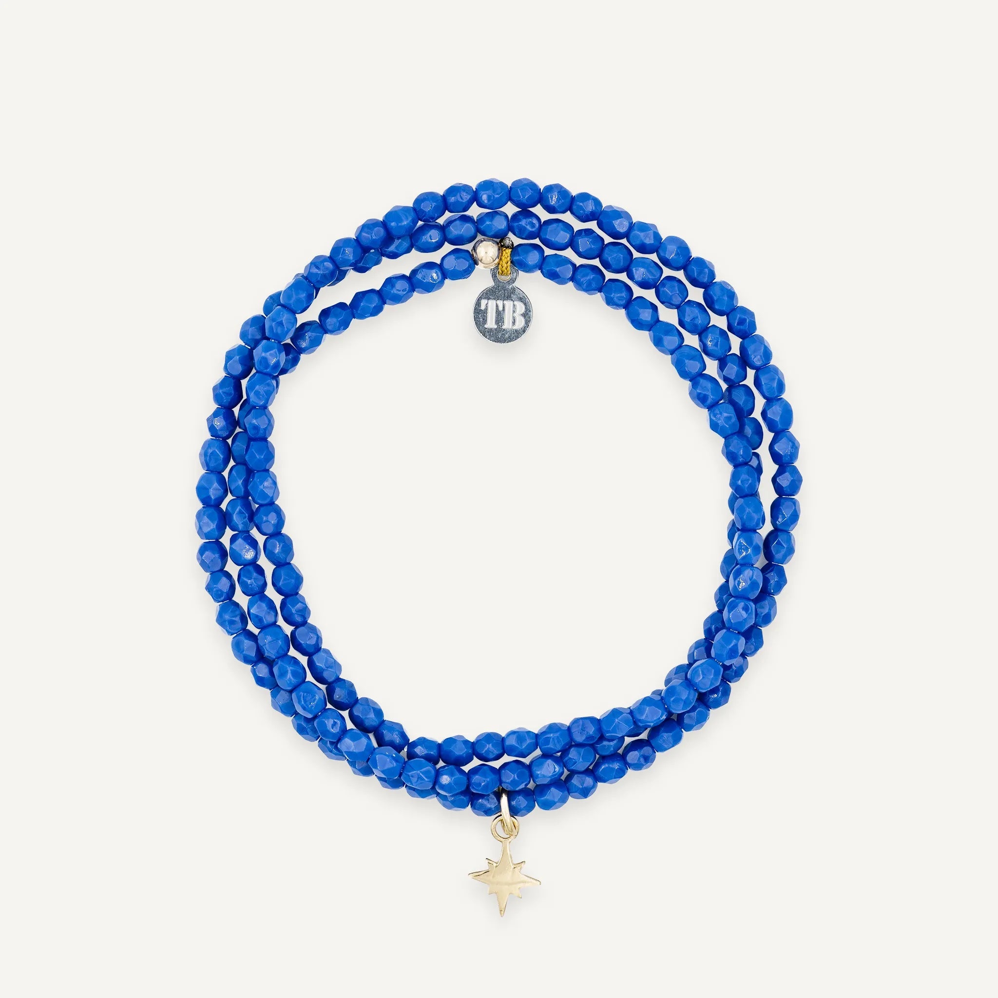 collier / bracelet POLAIRE GOLD - Bleu Majorelle - Têtes Blondes