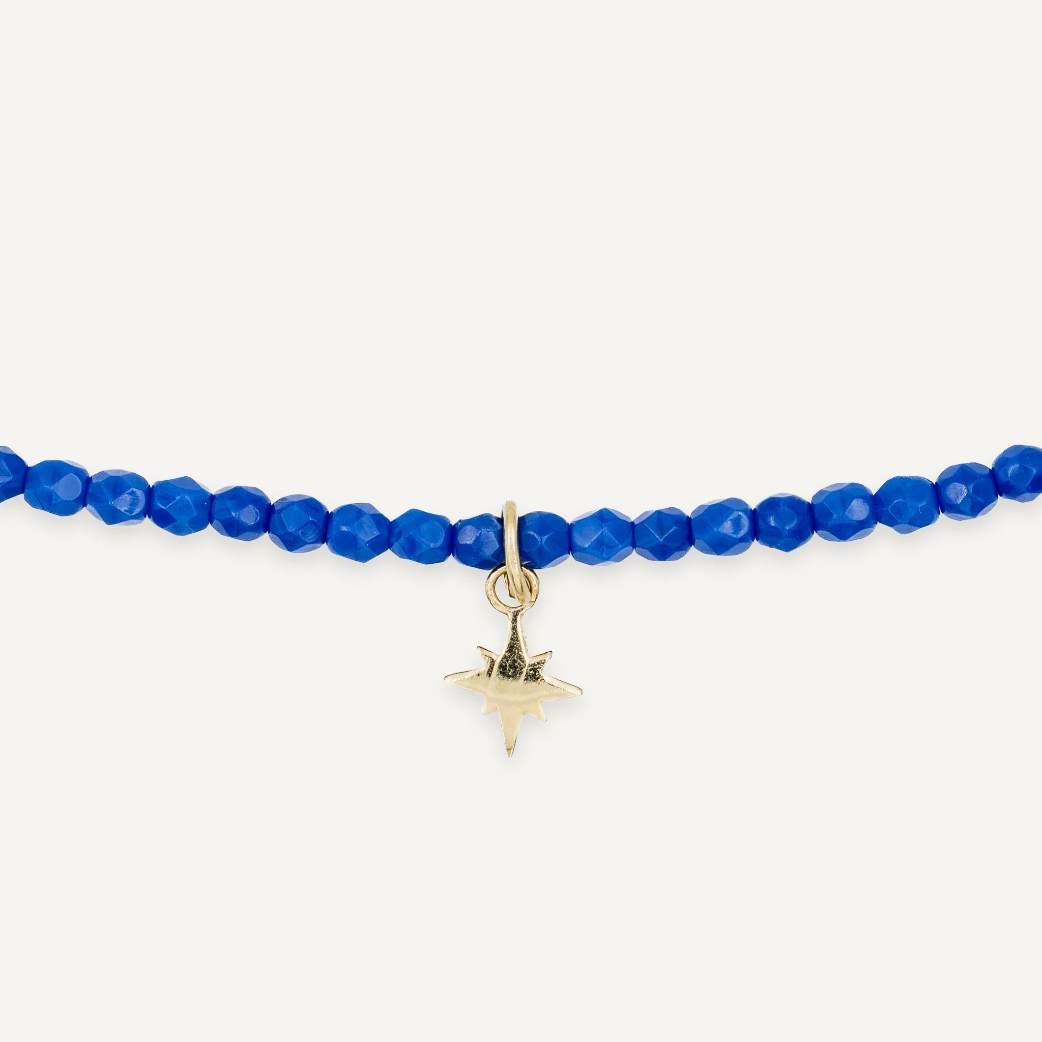 collier / bracelet POLAIRE GOLD - Bleu Majorelle - Têtes Blondes
