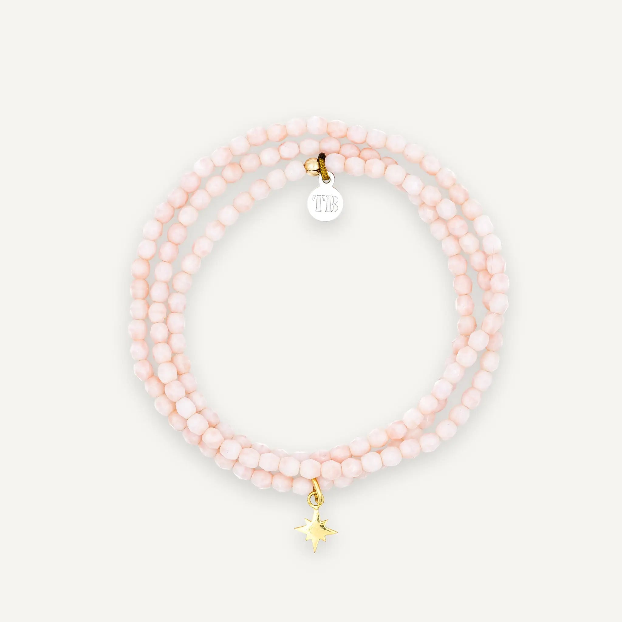 collier / bracelet POLAIRE GOLD - Rose Guimauve - Têtes Blondes