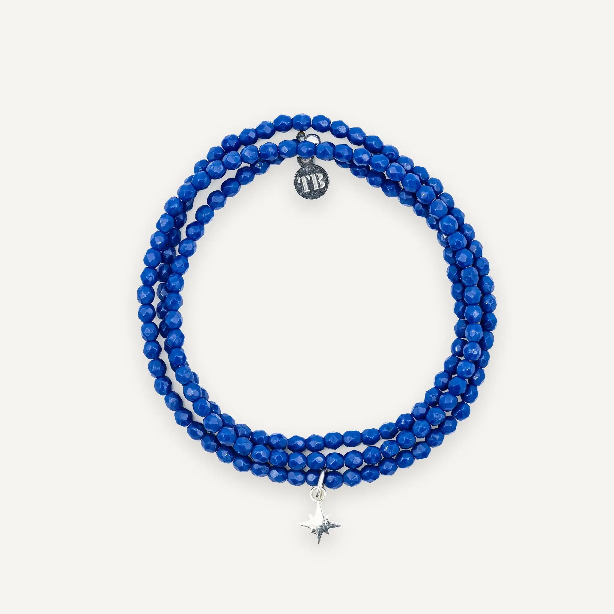 collier / bracelet POLAIRE SILVER - Bleu Majorelle - Têtes Blondes
