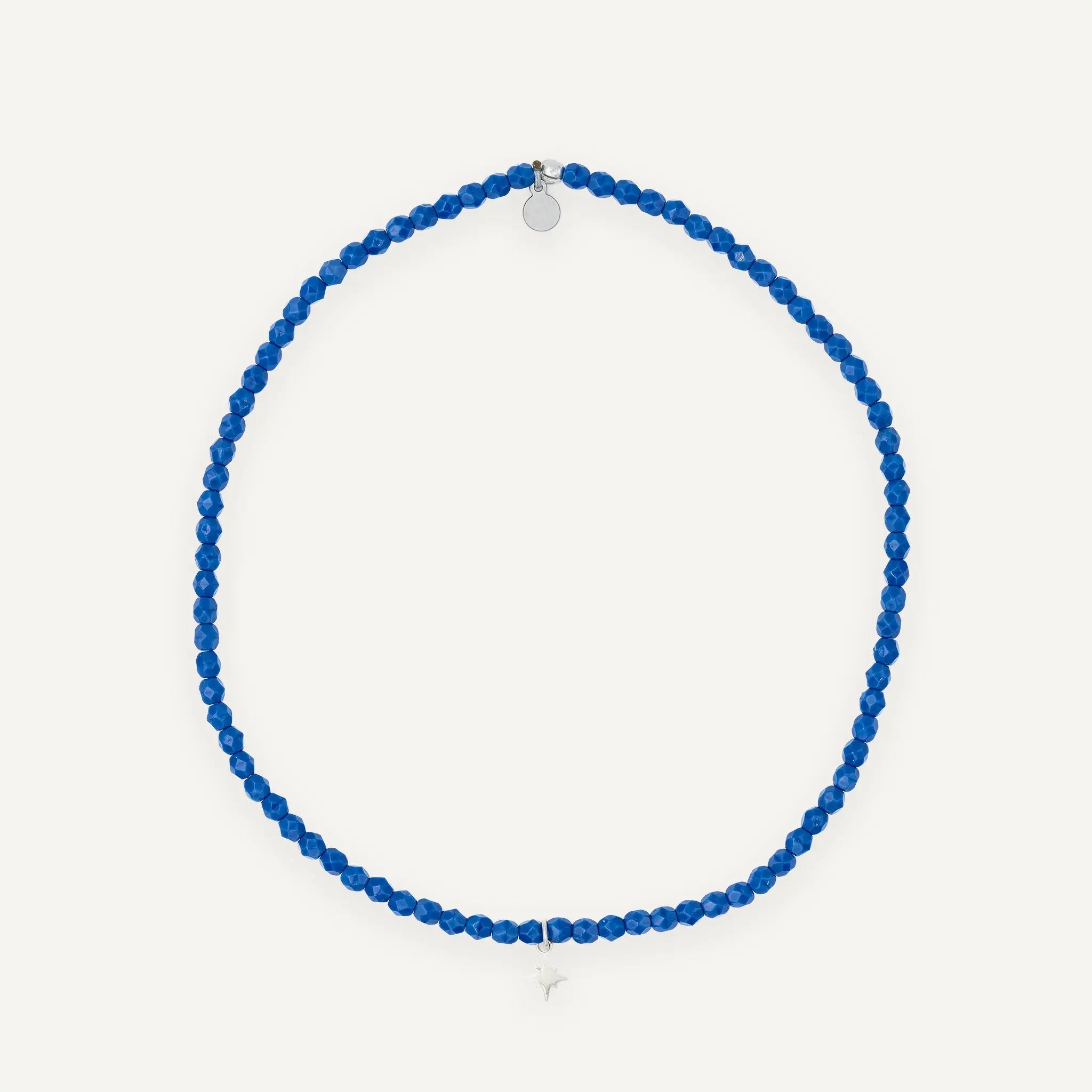 collier / bracelet POLAIRE Silver - Bleu Majorelle - Têtes Blondes