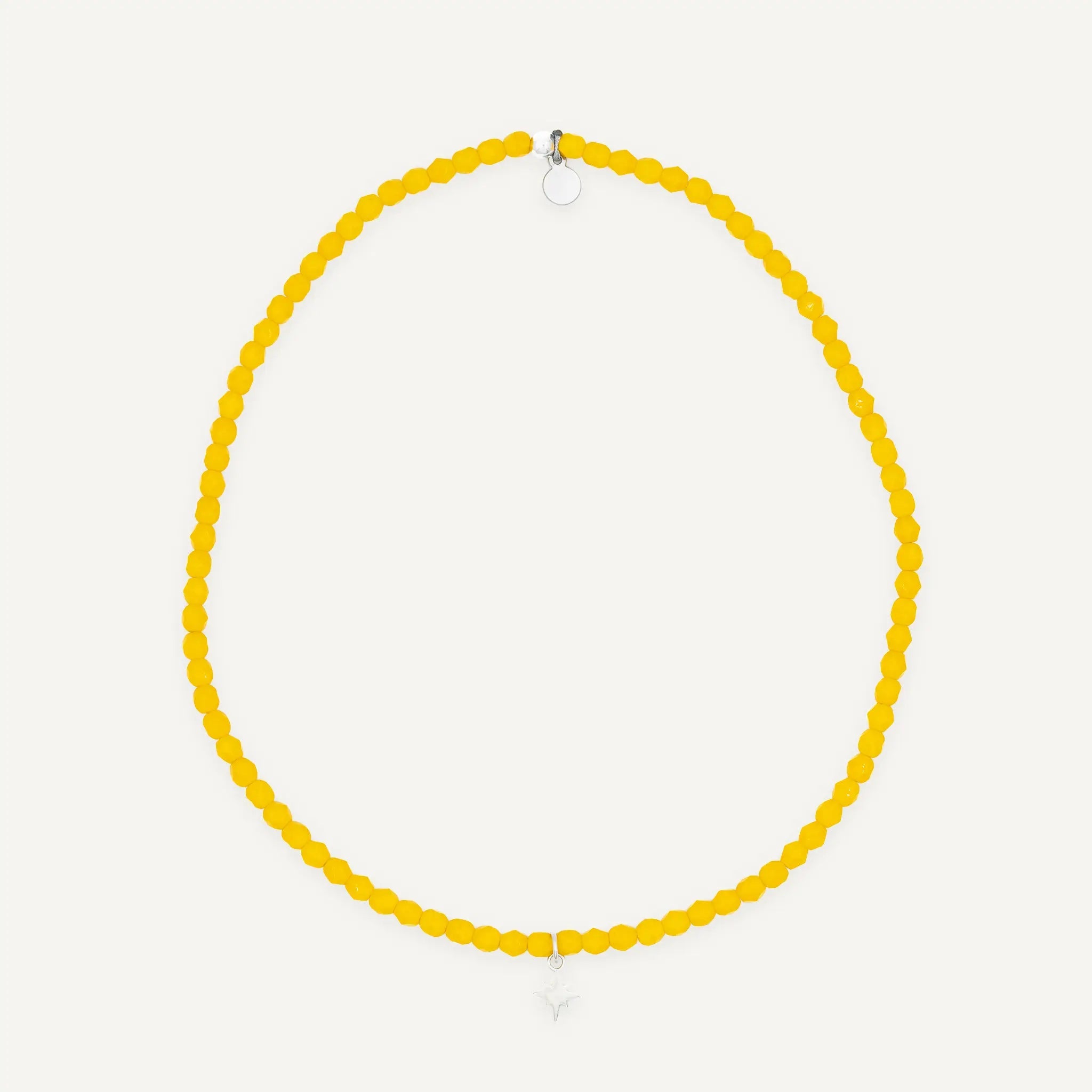 collier / bracelet POLAIRE SILVER - Jaune - Têtes Blondes