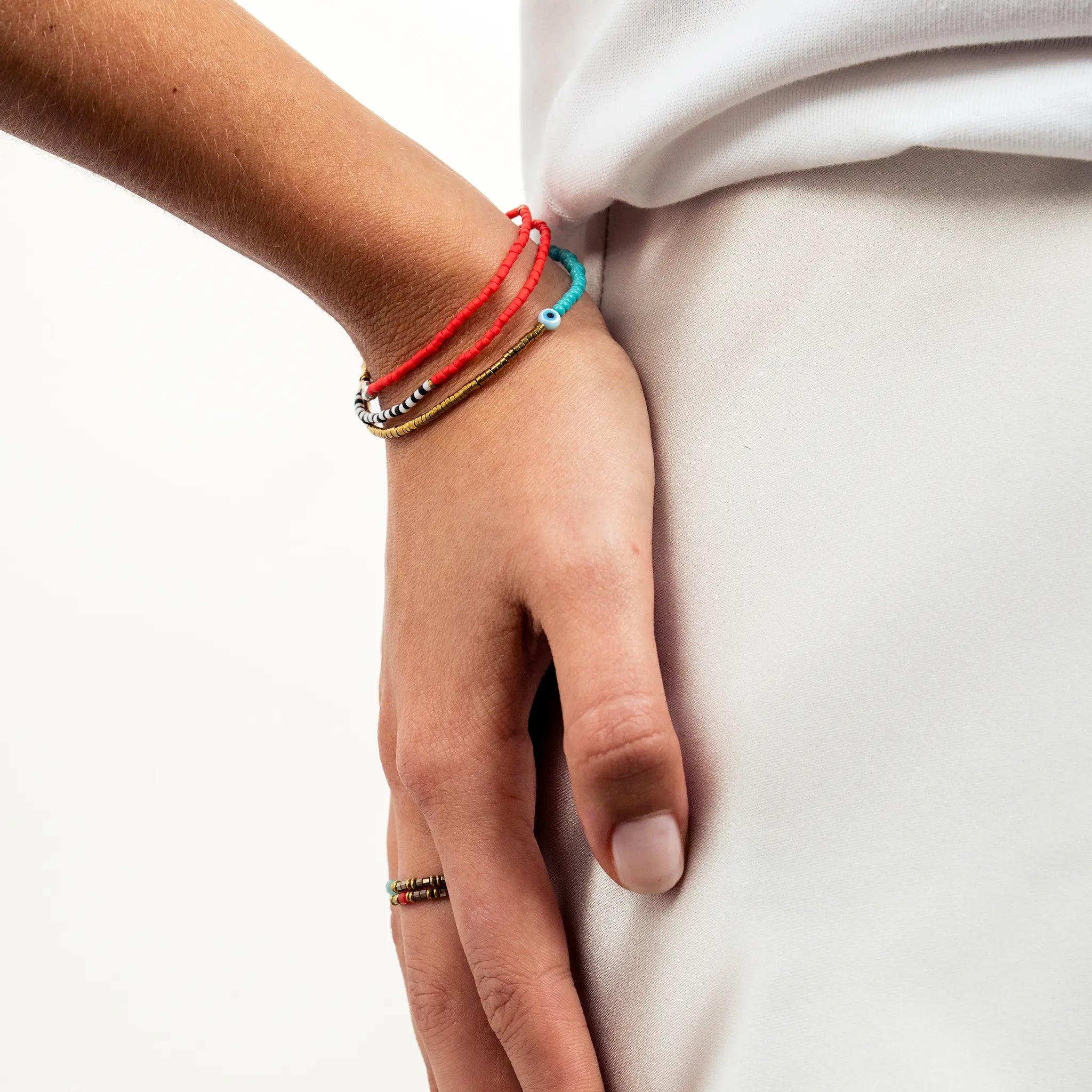 collier / bracelet PROTECTION - Édition Limitée - Têtes Blondes