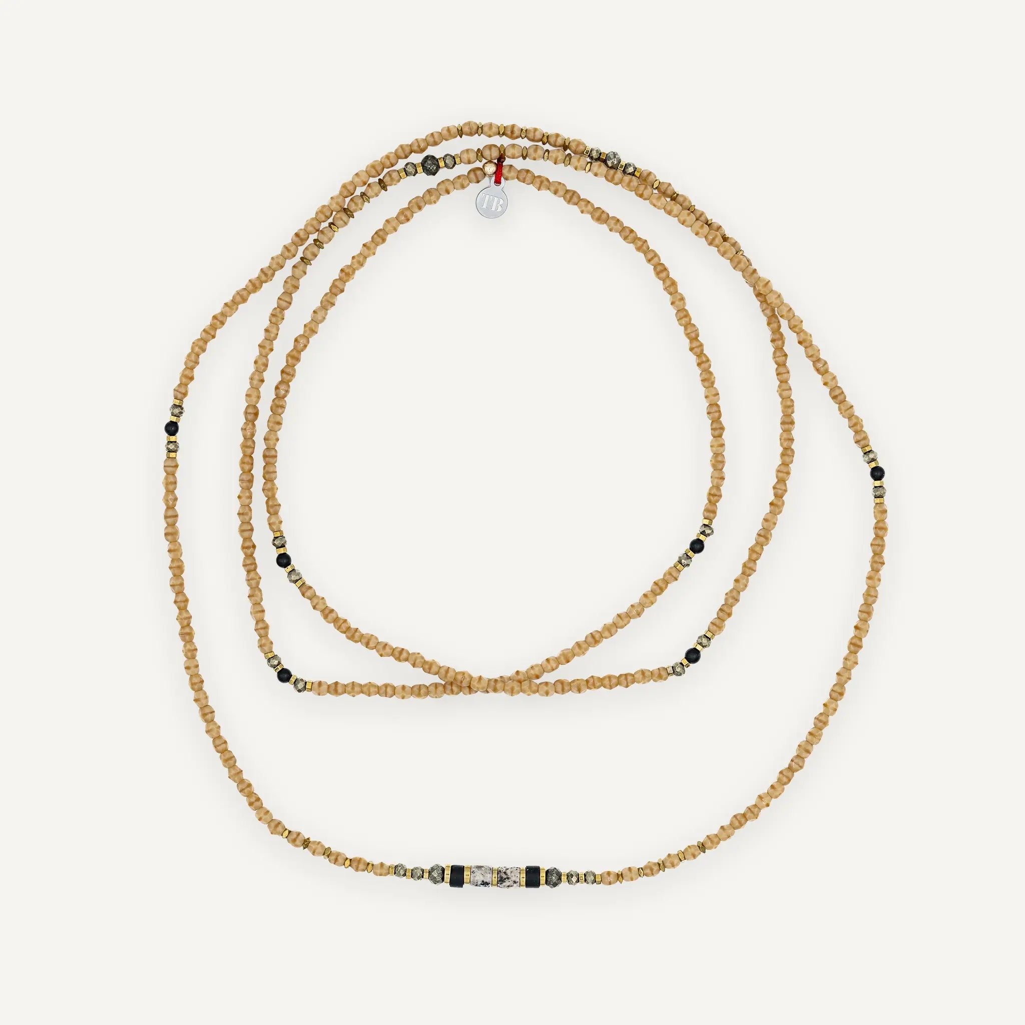collier / bracelet PYTHON - Miel - Têtes Blondes