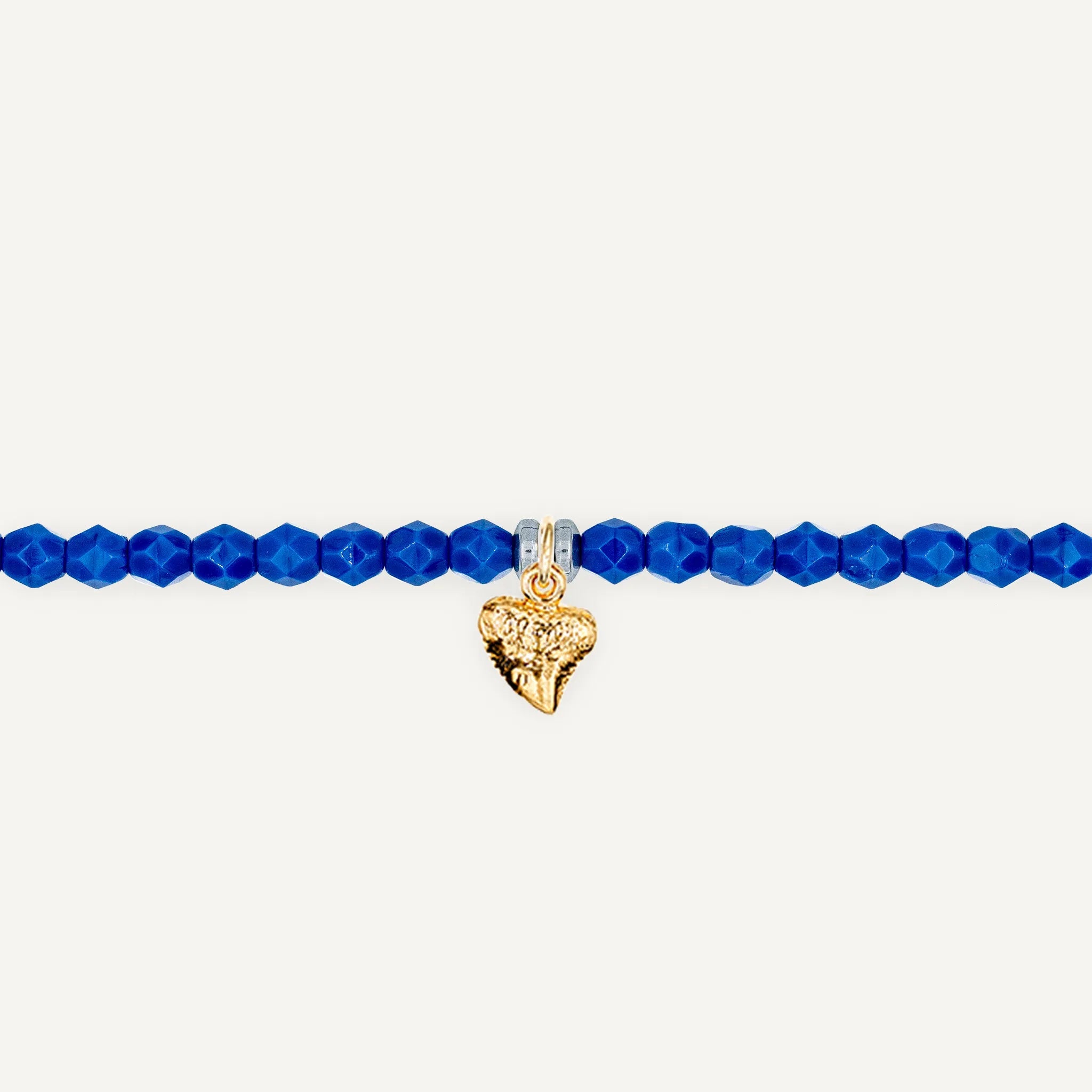 collier / bracelet Ras de cou - Bleu Majorelle - Têtes Blondes