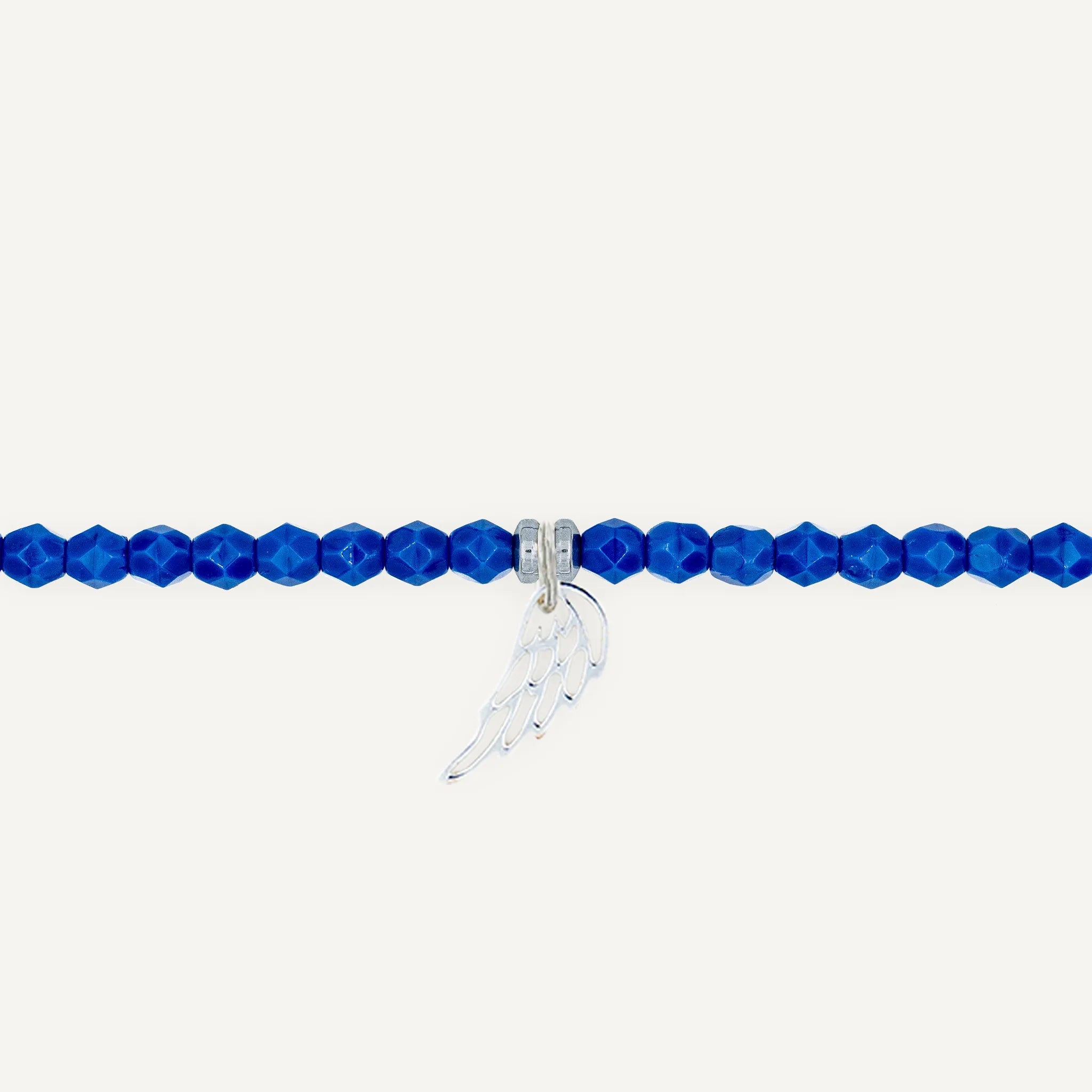 collier / bracelet Ras de cou - Bleu Majorelle - Têtes Blondes