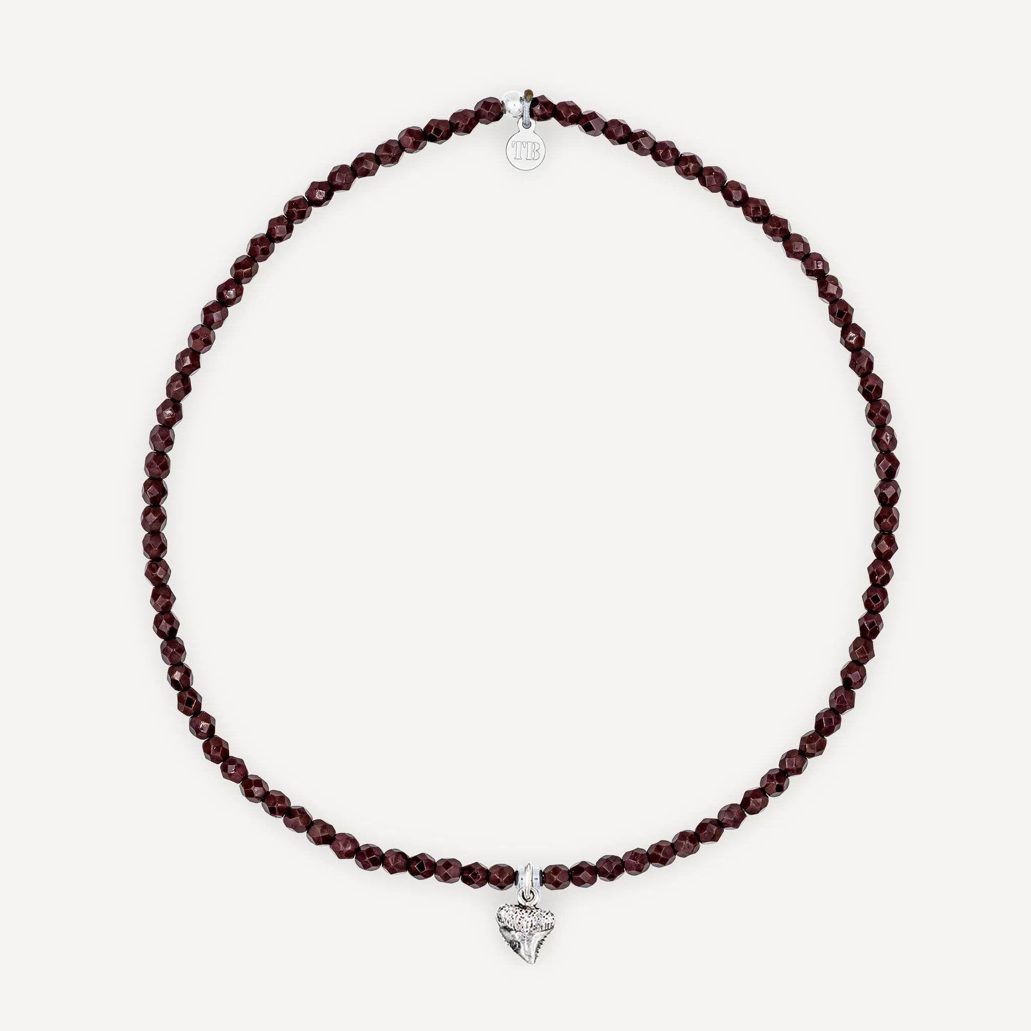 collier / bracelet Ras de cou - Bordeaux - Têtes Blondes