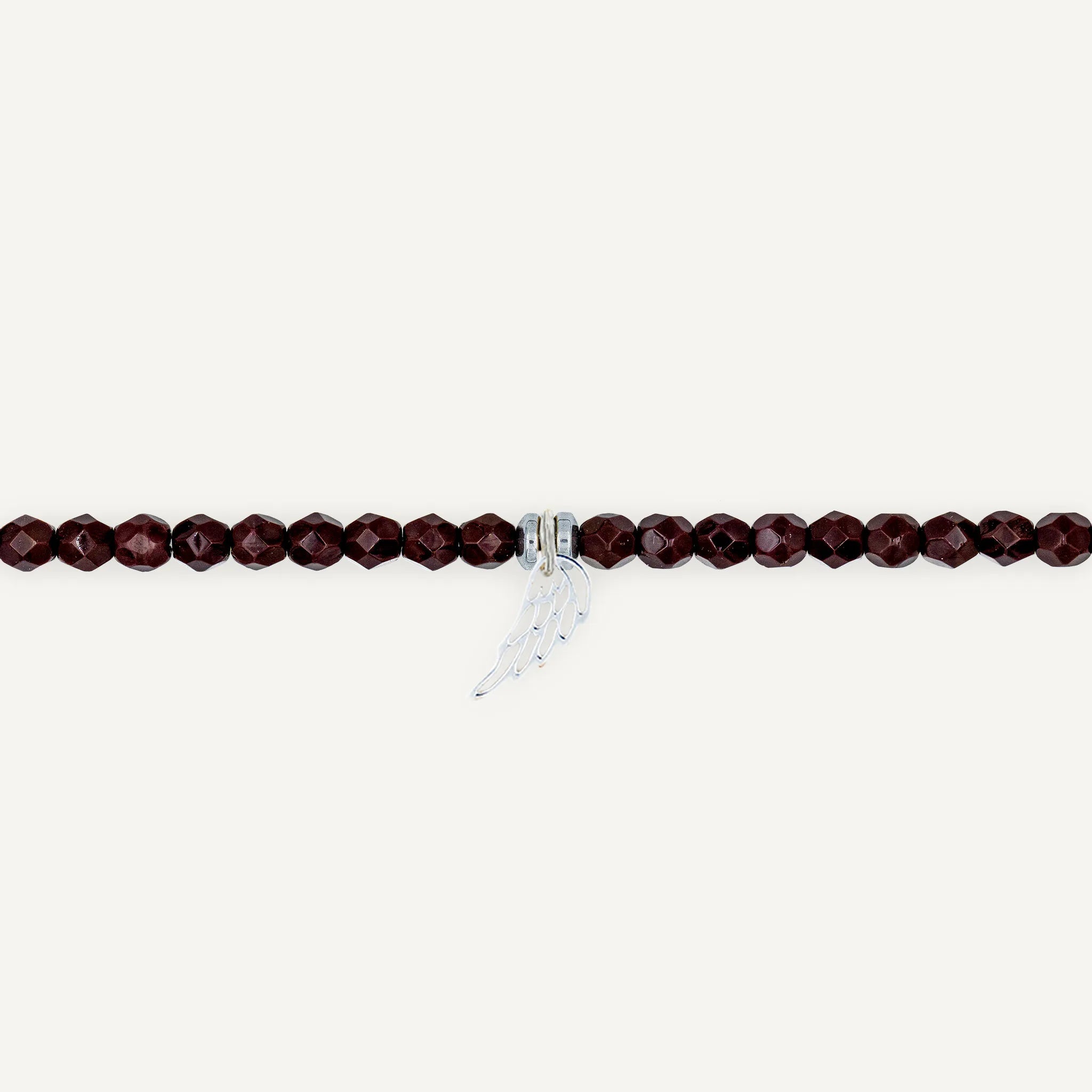 collier / bracelet Ras de cou - Bordeaux - Têtes Blondes