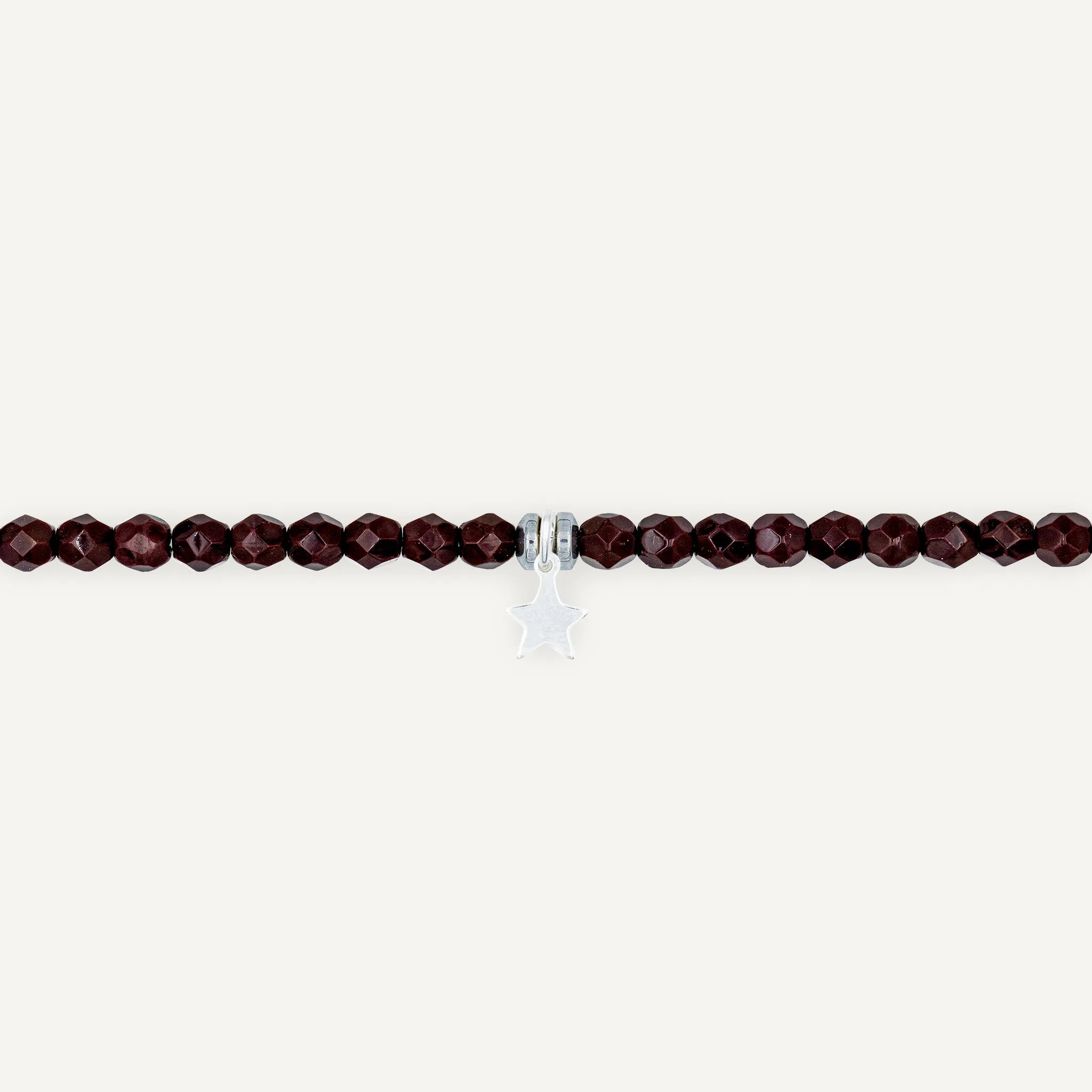 collier / bracelet Ras de cou - Bordeaux - Têtes Blondes