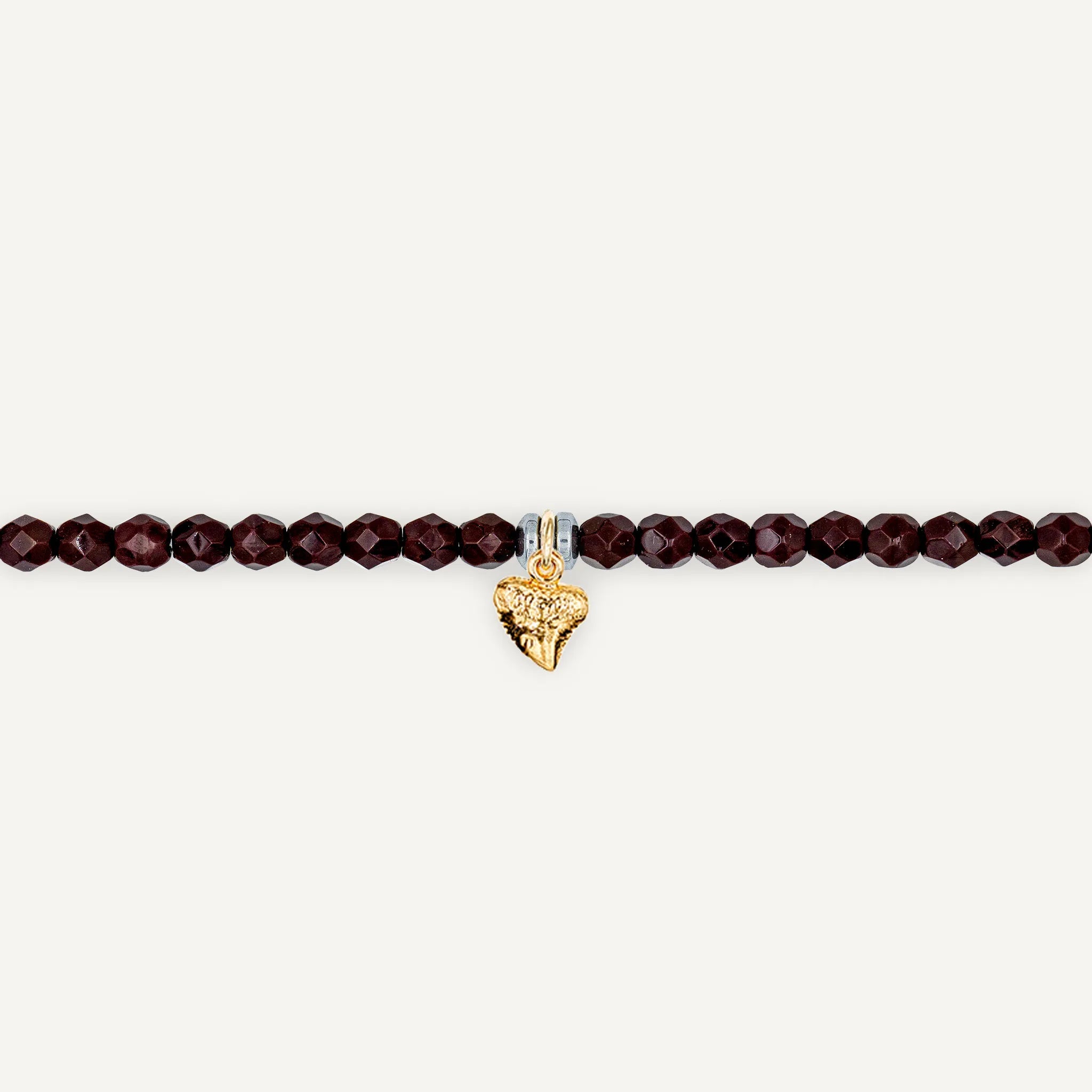 collier / bracelet Ras de cou - Bordeaux - Têtes Blondes