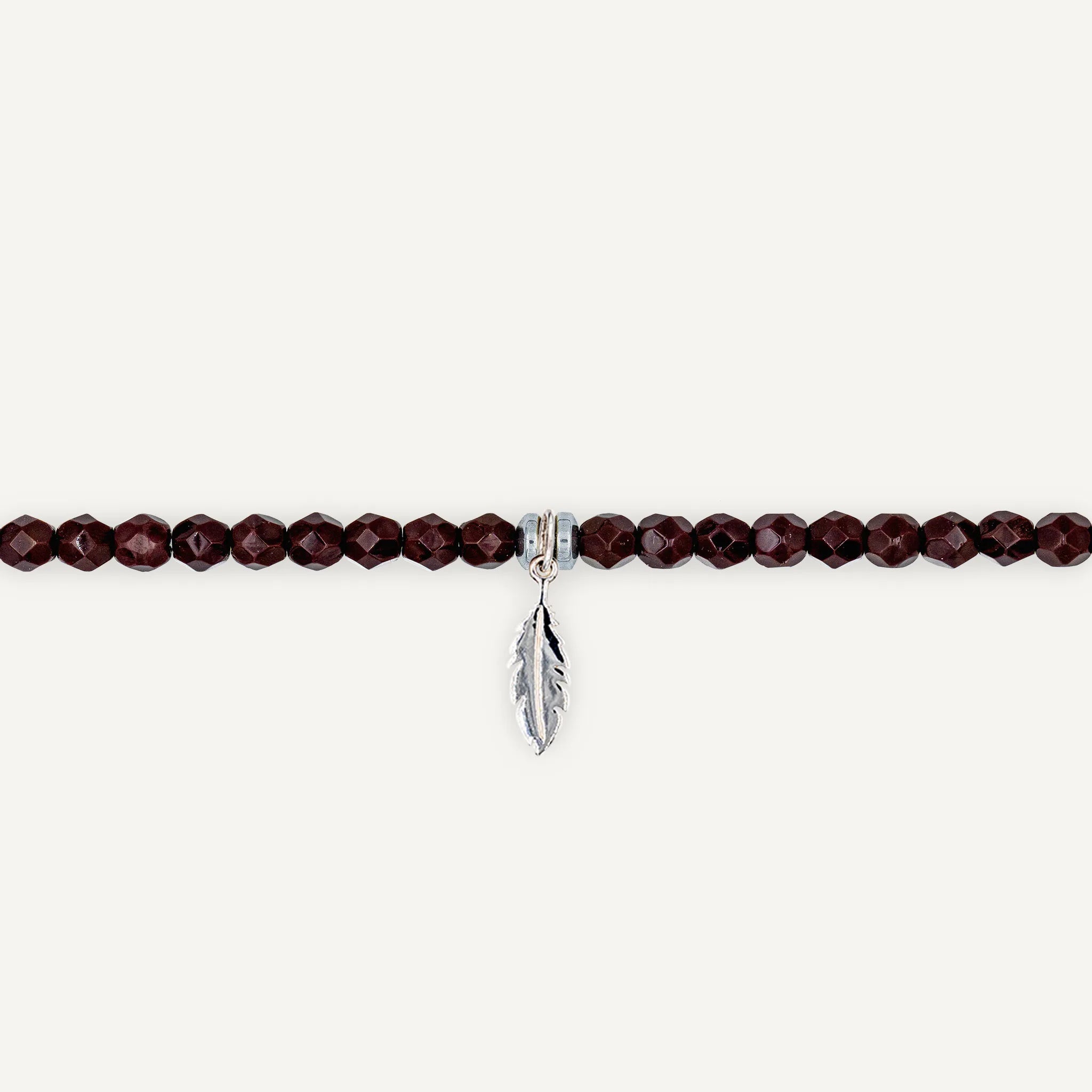 collier / bracelet Ras de cou - Bordeaux - Têtes Blondes
