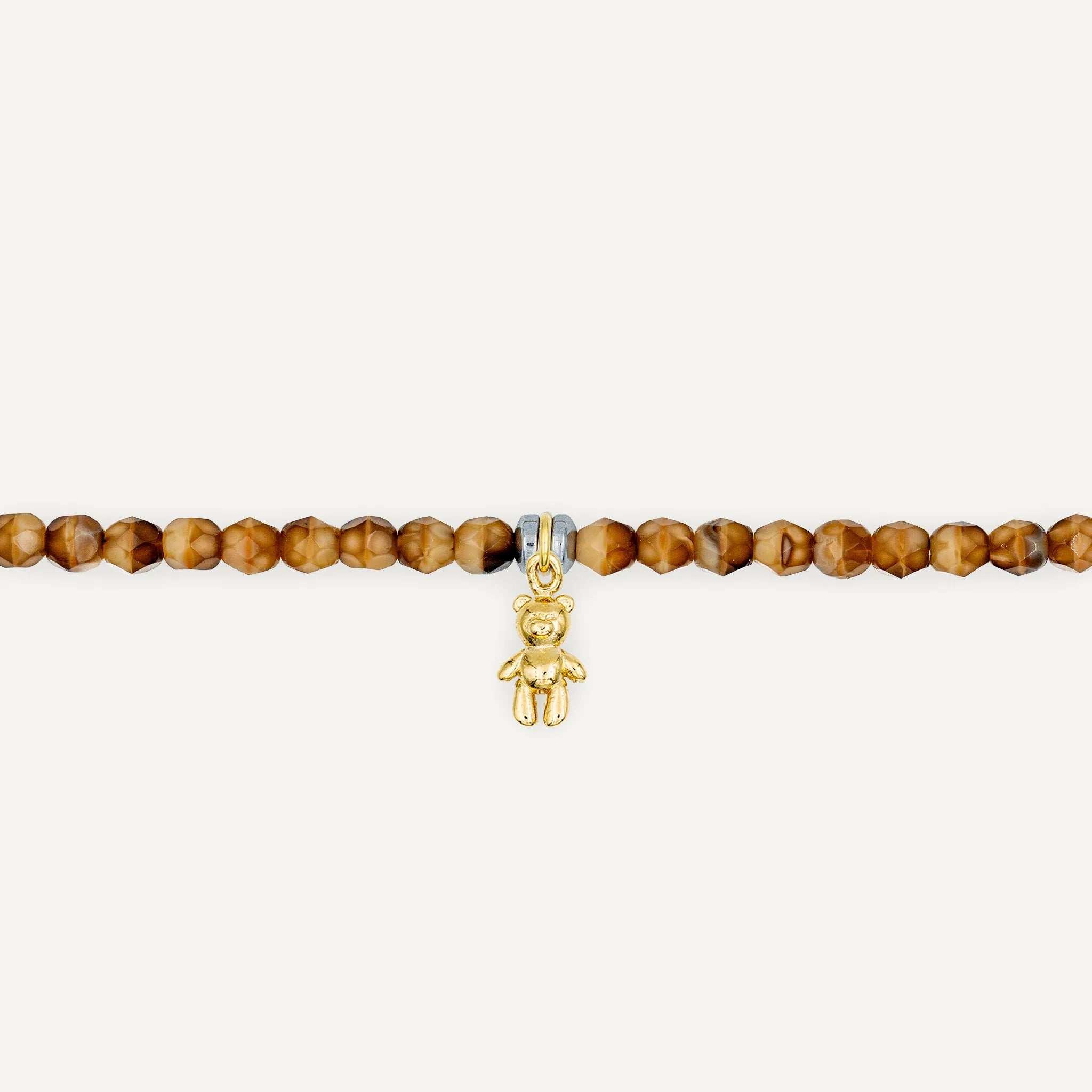 collier / bracelet Ras de cou - Caramel - Têtes Blondes