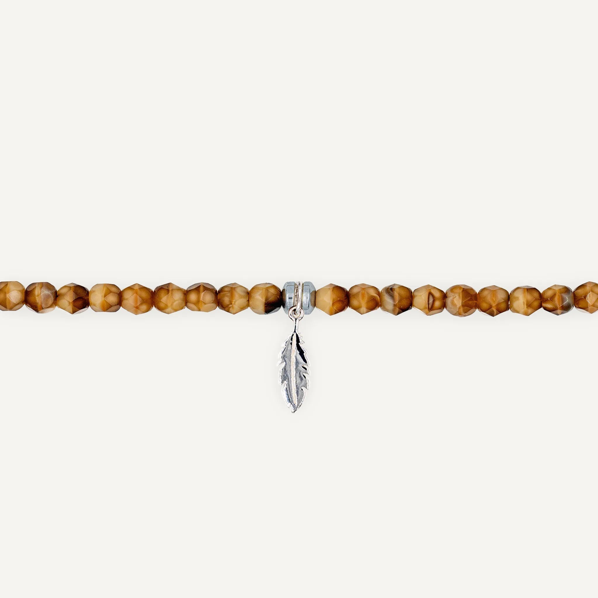 collier / bracelet Ras de cou - Caramel - Têtes Blondes