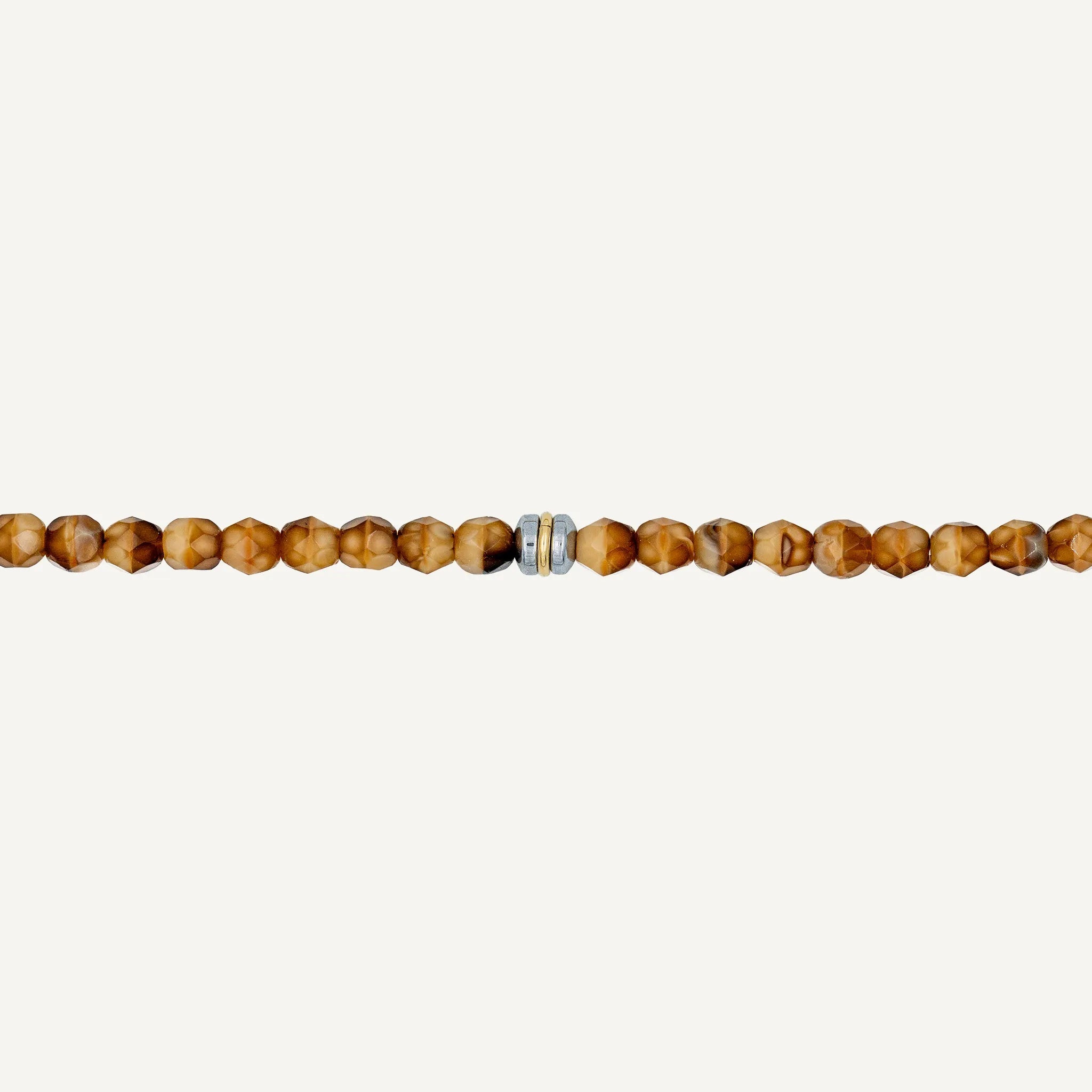 collier / bracelet Ras de cou - Caramel - Têtes Blondes
