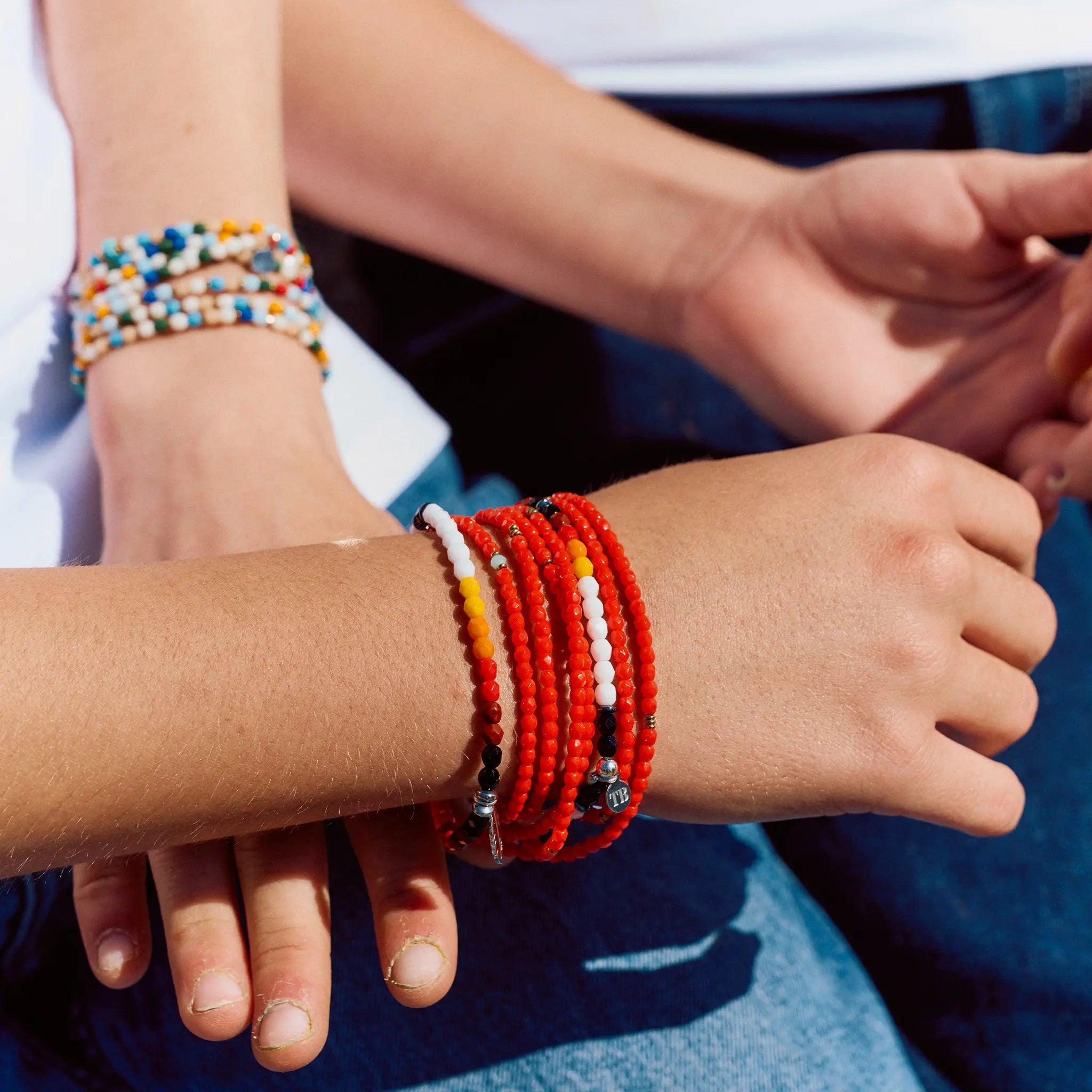 collier / bracelet Ras de cou - Cheyenne - Têtes Blondes