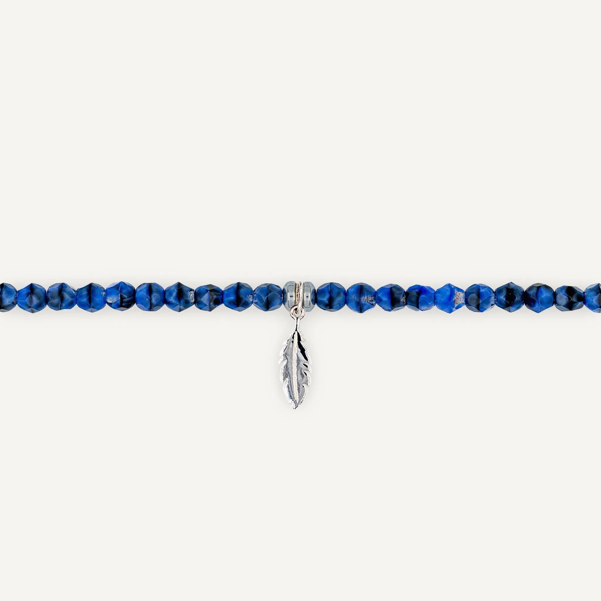 collier / bracelet Ras de cou - Denim - Têtes Blondes